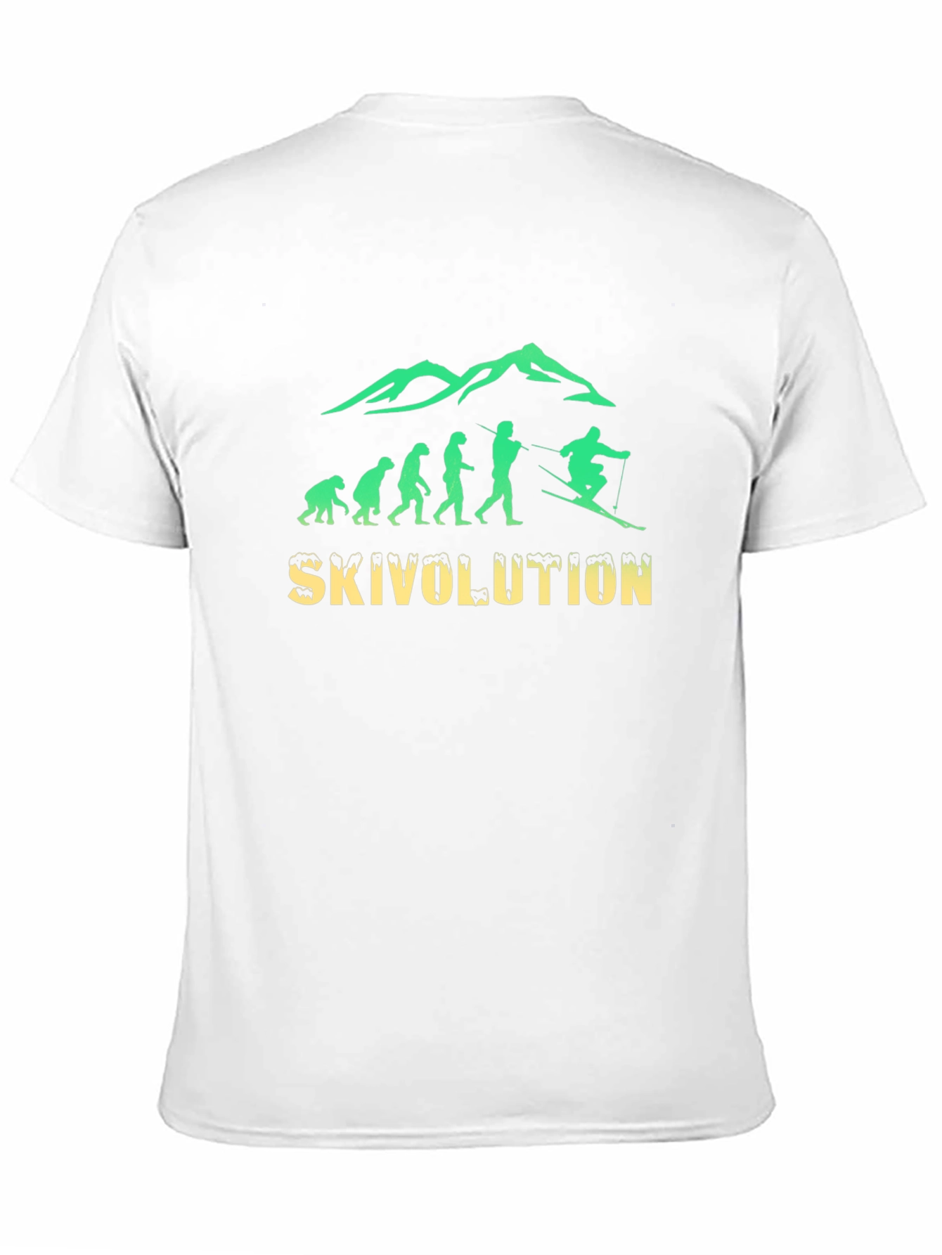 Skivolution T-Shirt: Evolution of Skiing