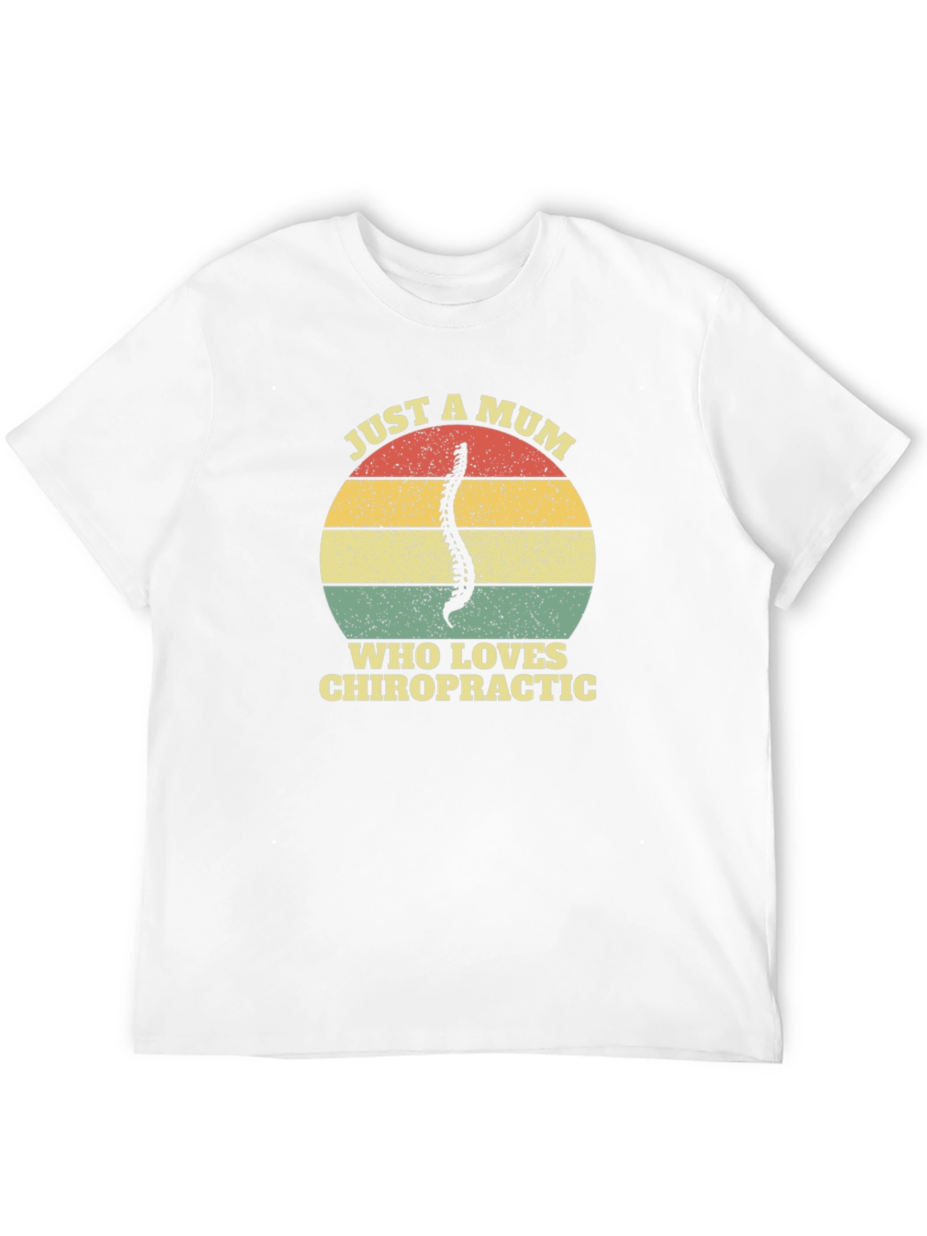 Chiropractic Mum T-Shirt - Spine Graphic Tee
