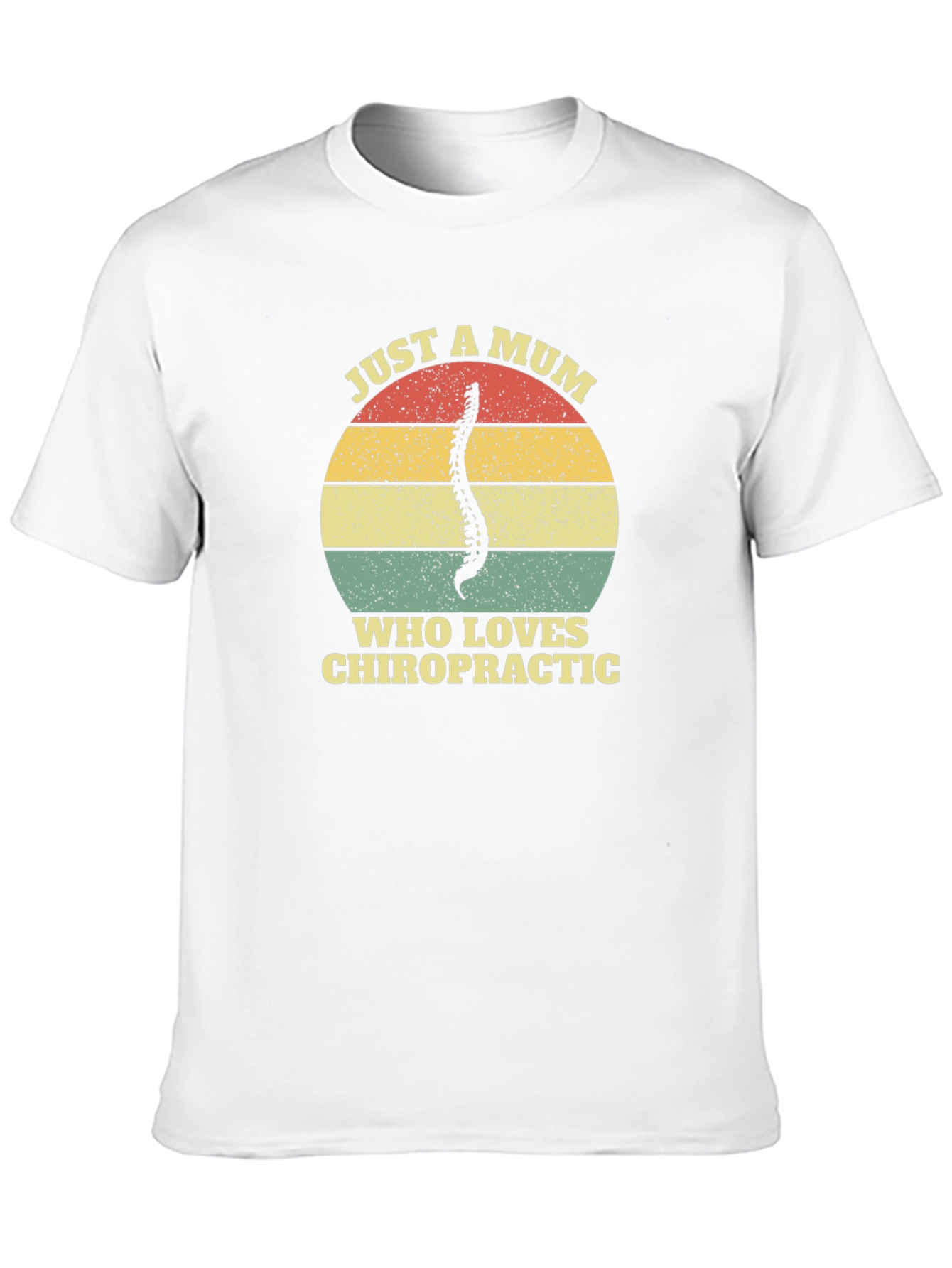 Chiropractic Mum T-Shirt - Spine Graphic Tee