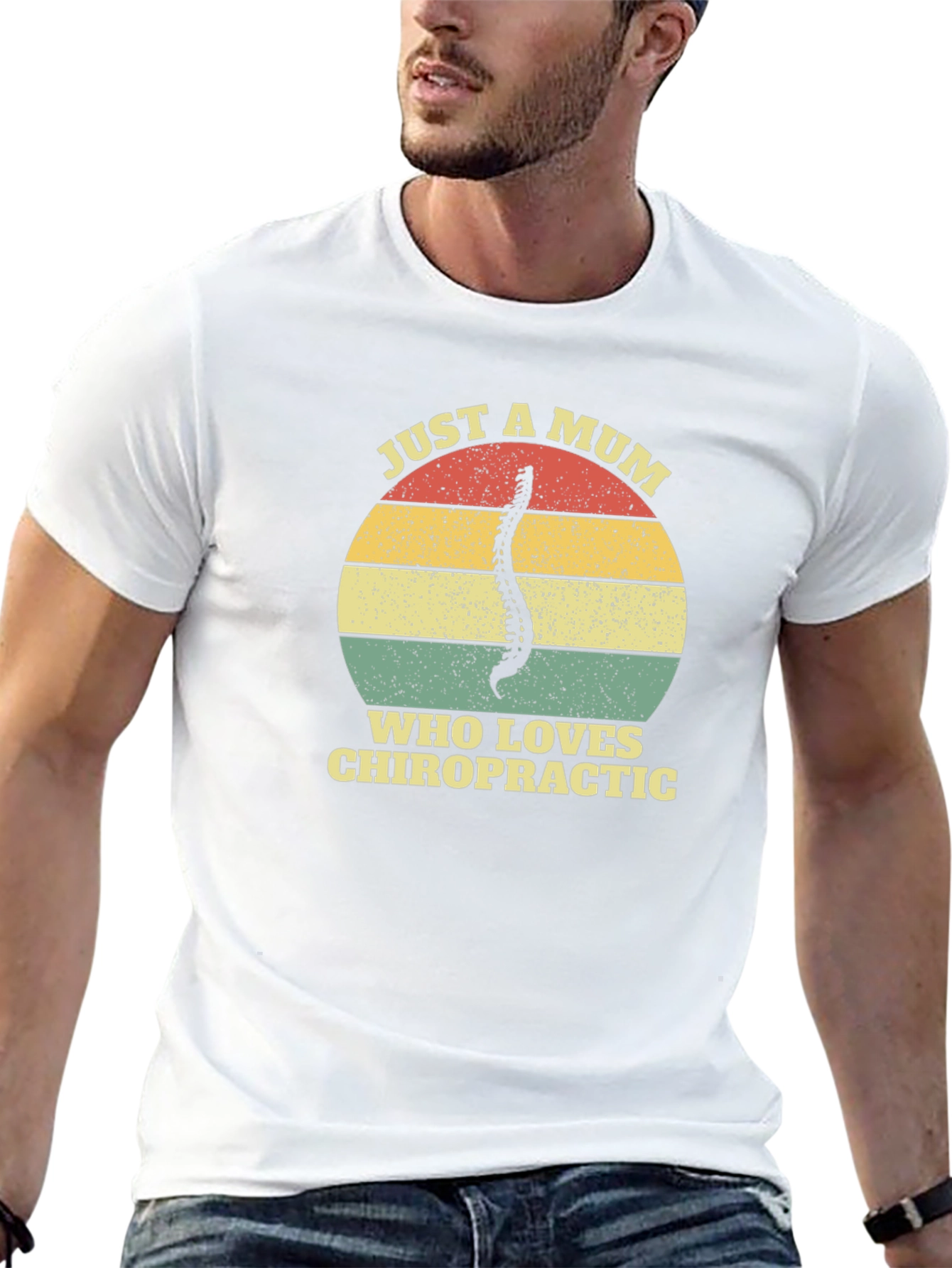 Chiropractic Mum T-Shirt - Spine Graphic Tee
