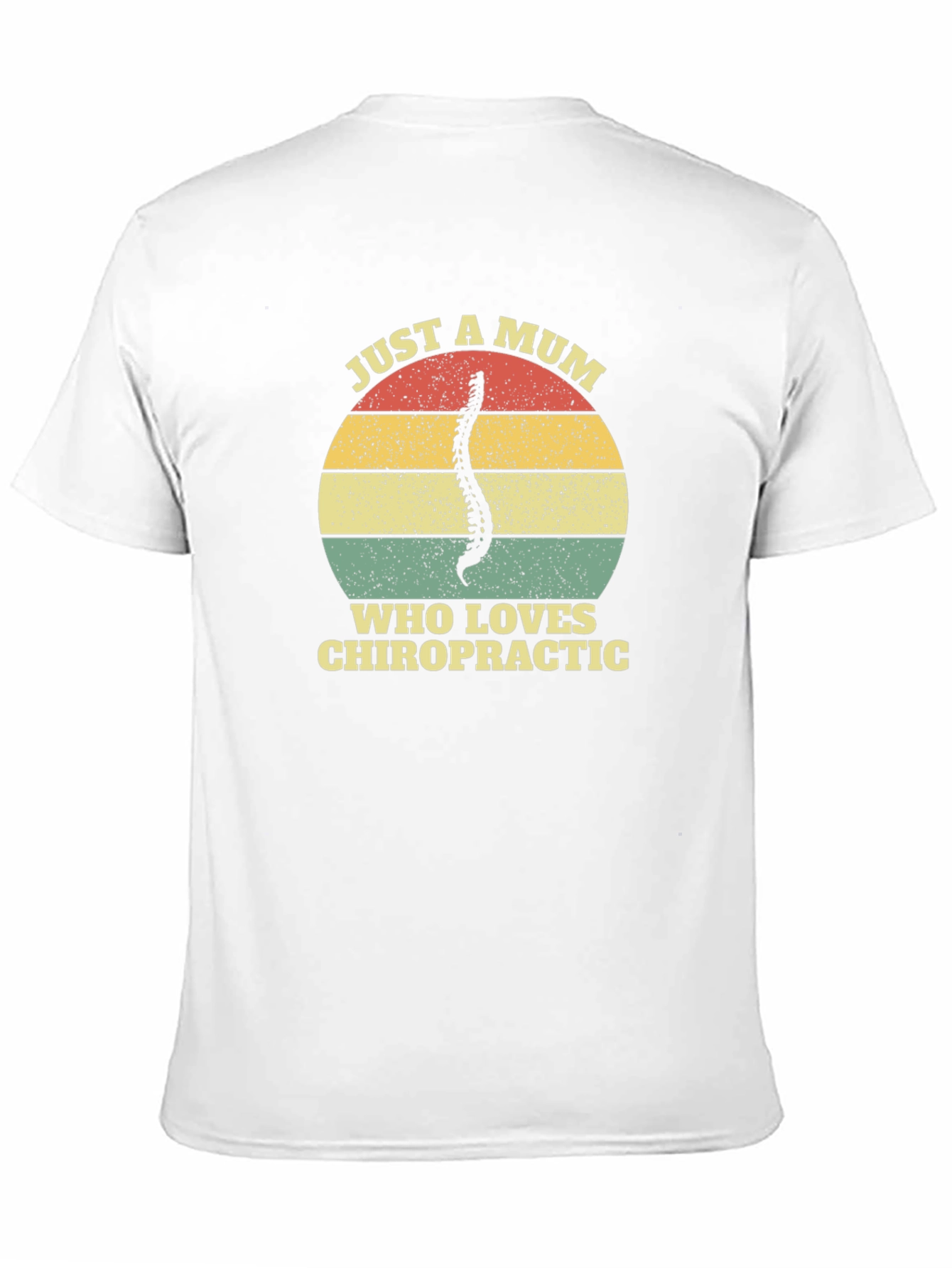 Chiropractic Mum T-Shirt - Spine Graphic Tee