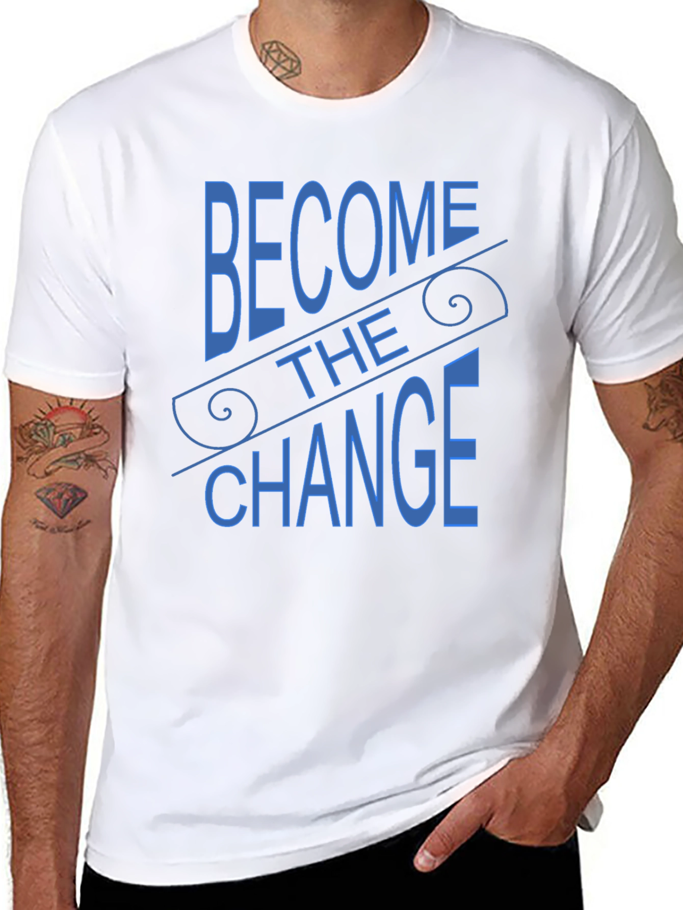 Become the Change Graphic Tee - Black