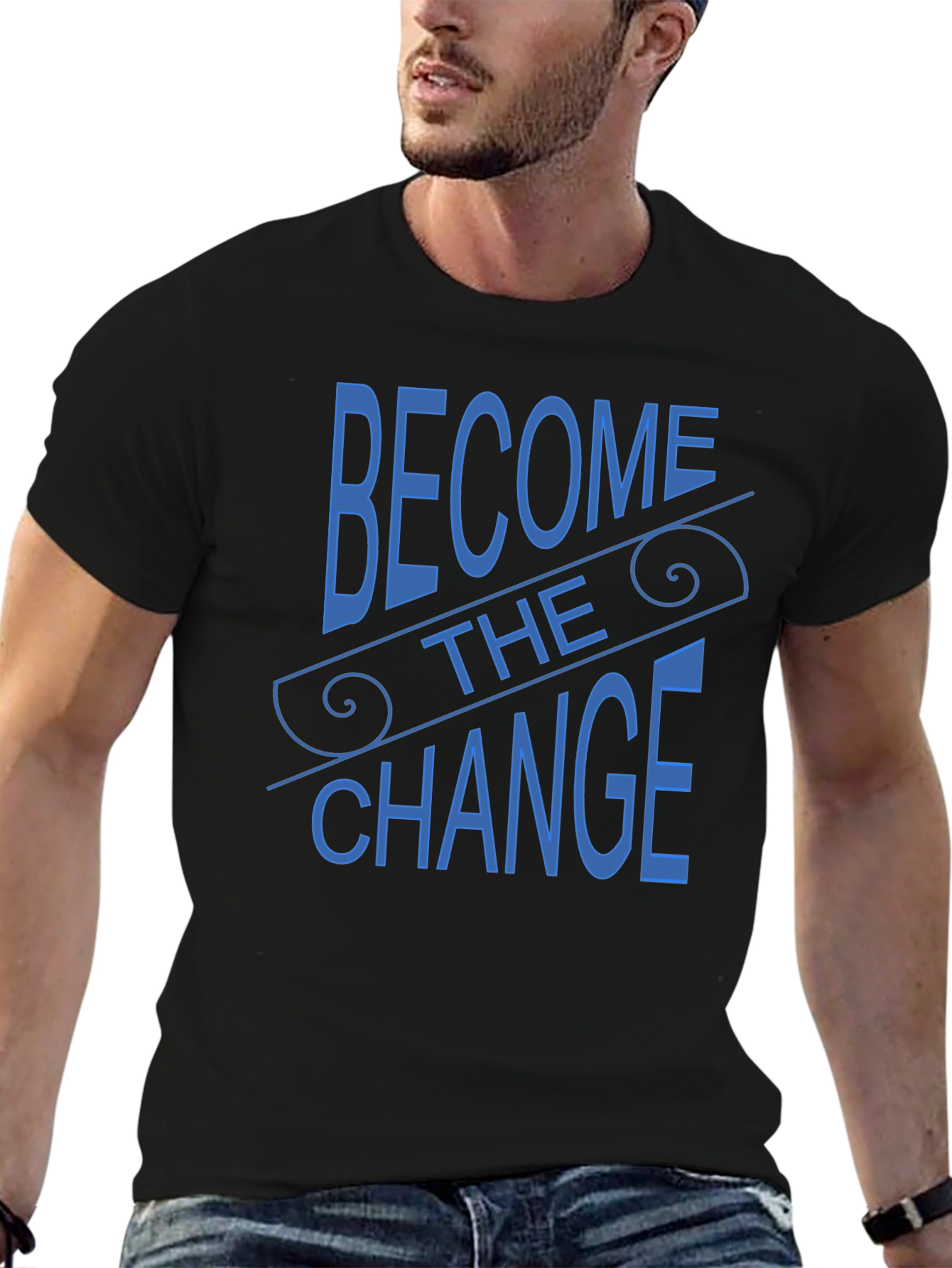 Become the Change Graphic Tee - Black