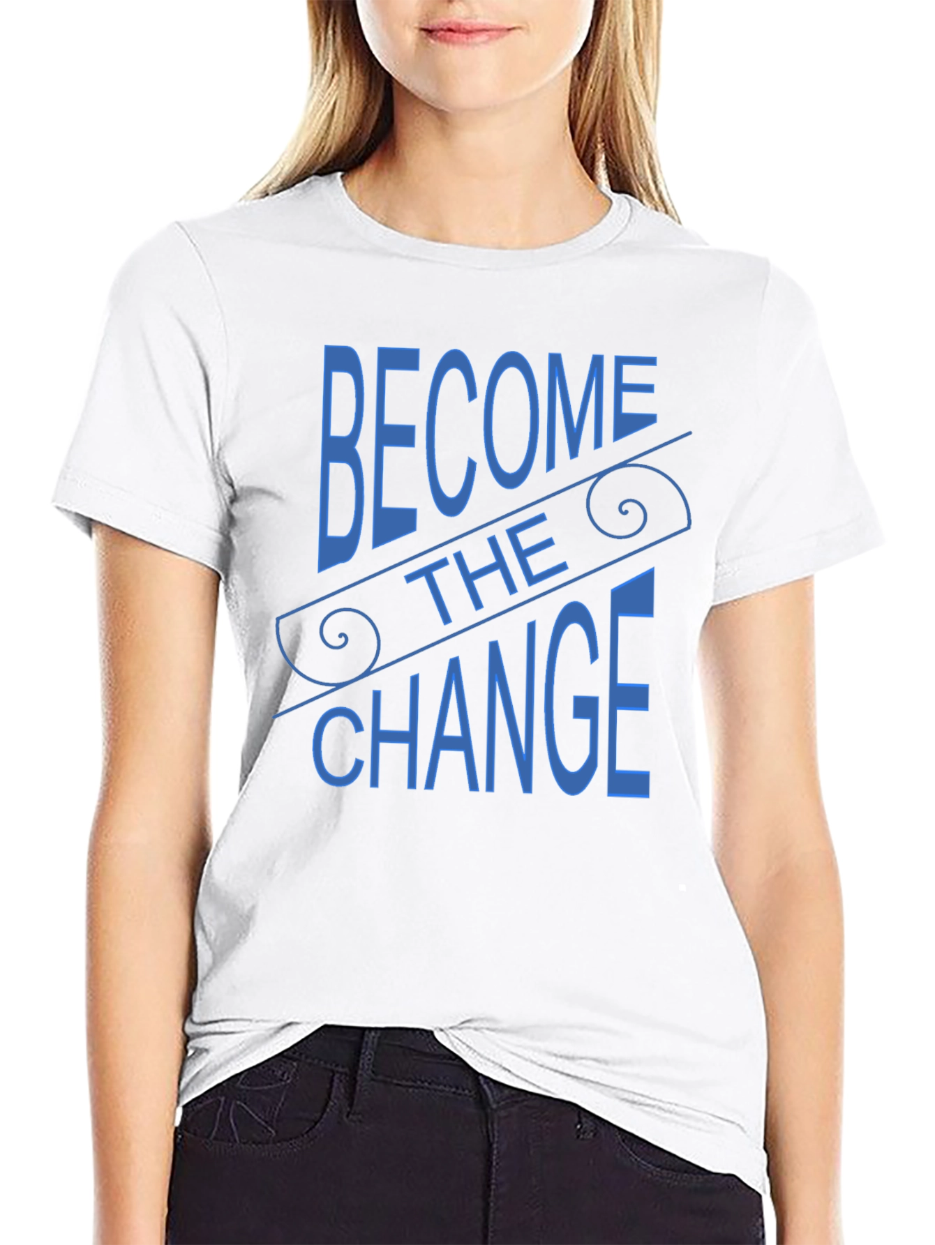 Become the Change Graphic Tee - Black