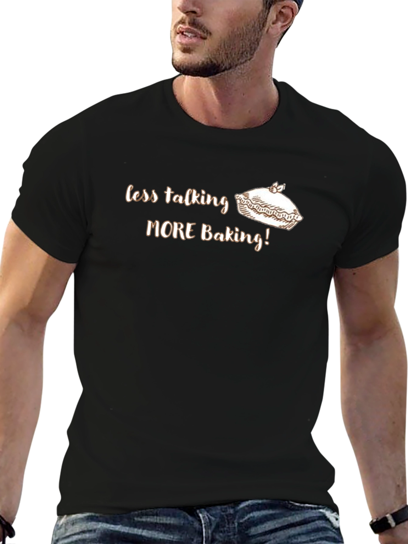 Less Talking More Baking Graphic Tee