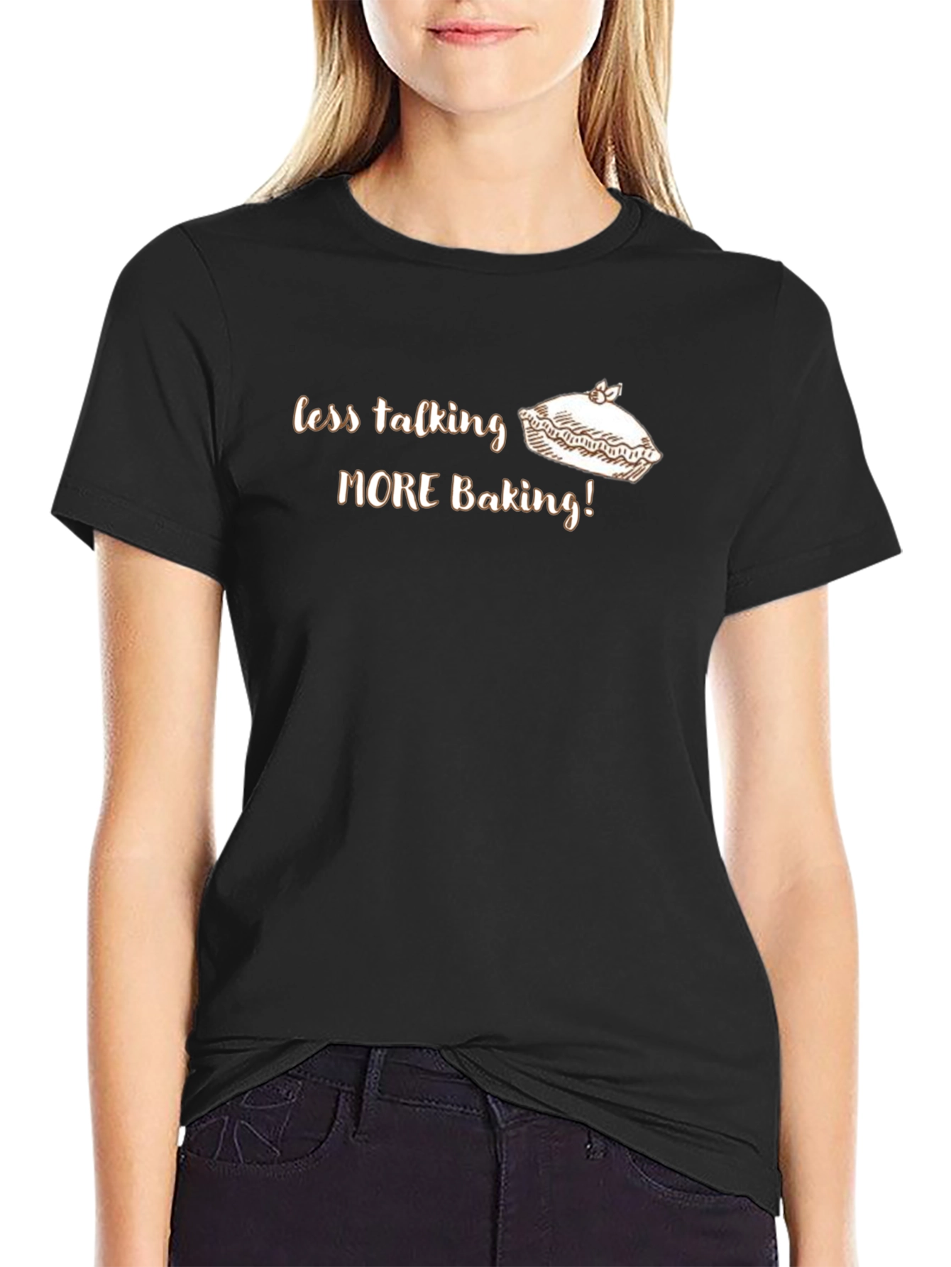Less Talking More Baking Graphic Tee
