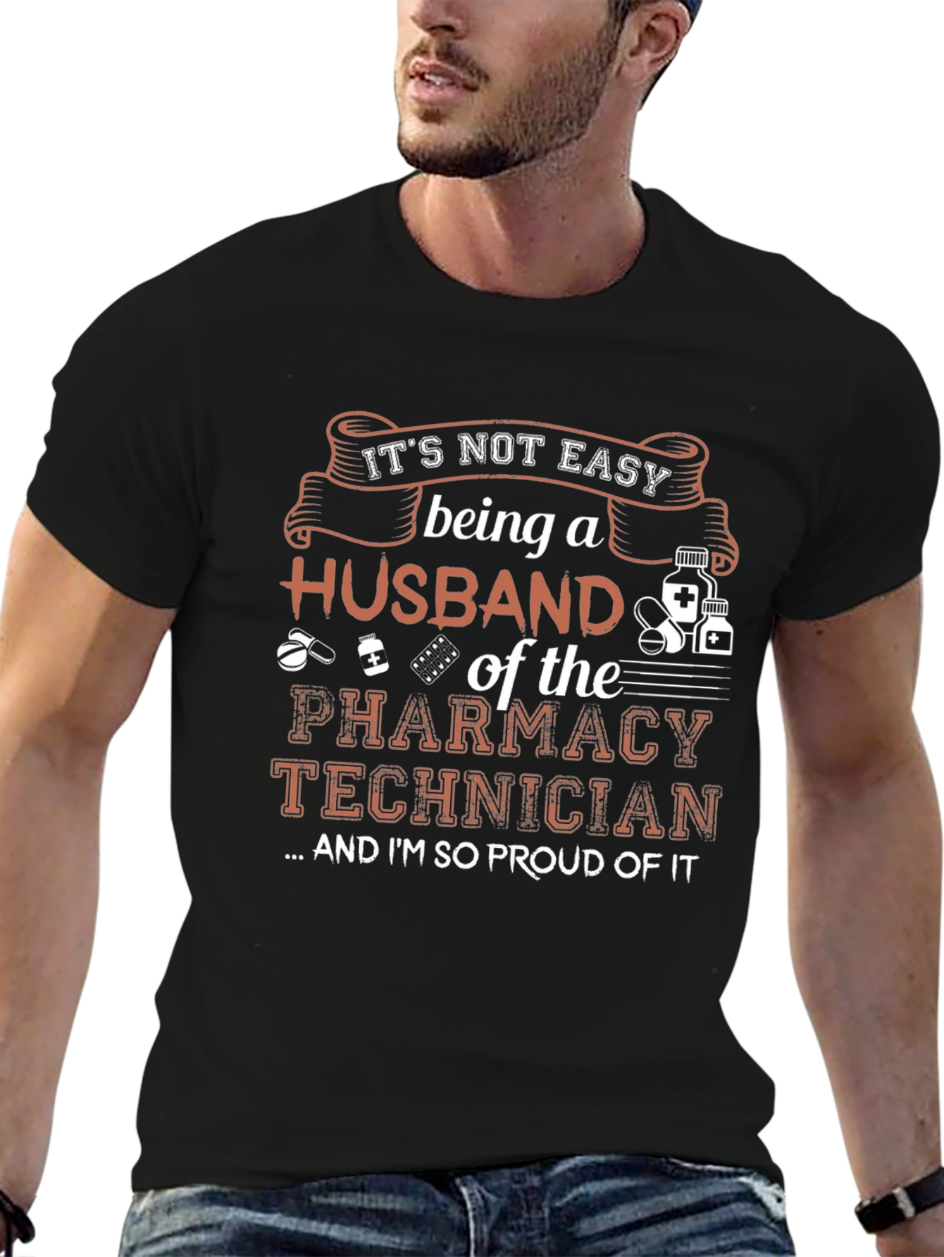 Husband of Pharmacy Tech T-Shirt