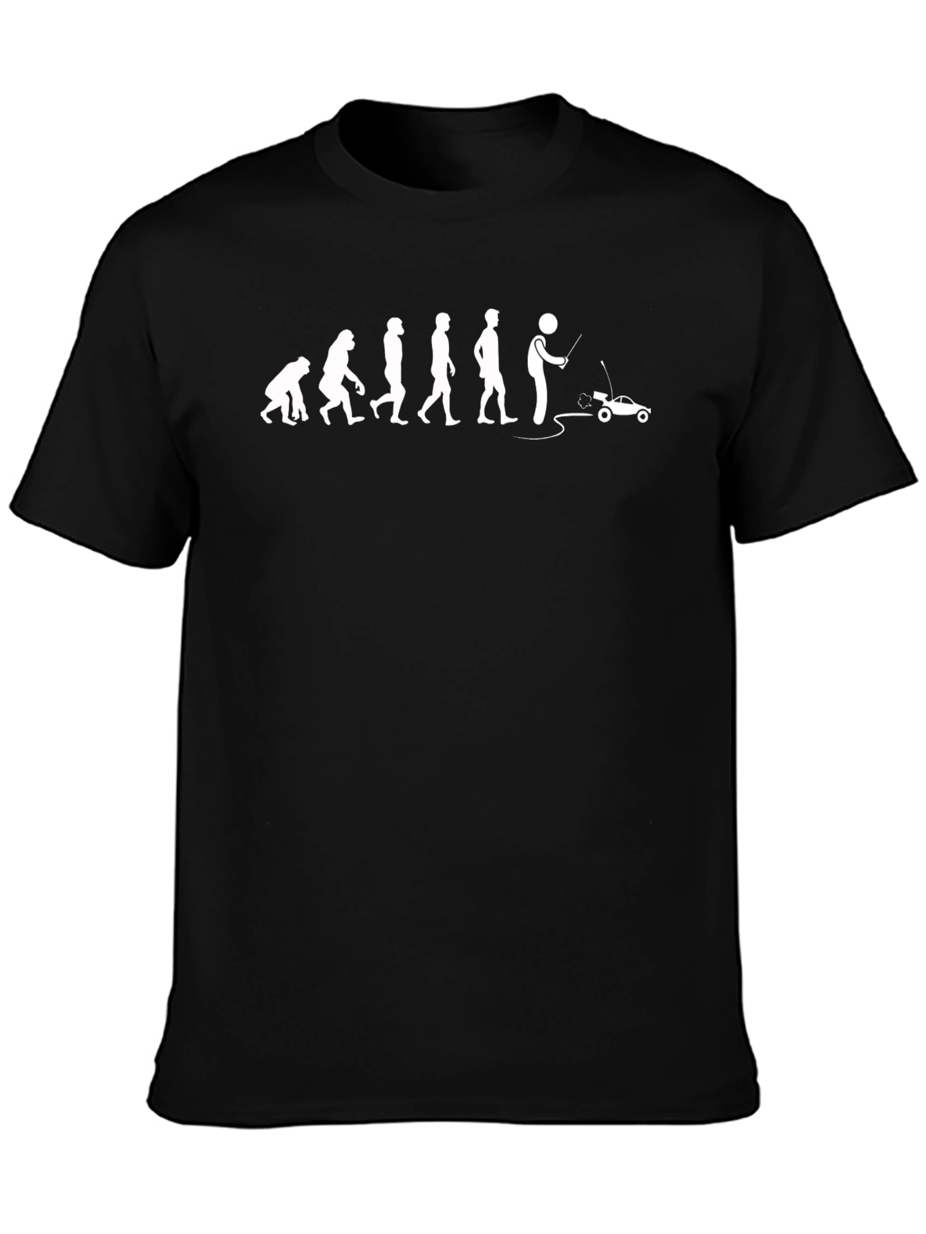 Evolution of RC Car T-Shirt - Black