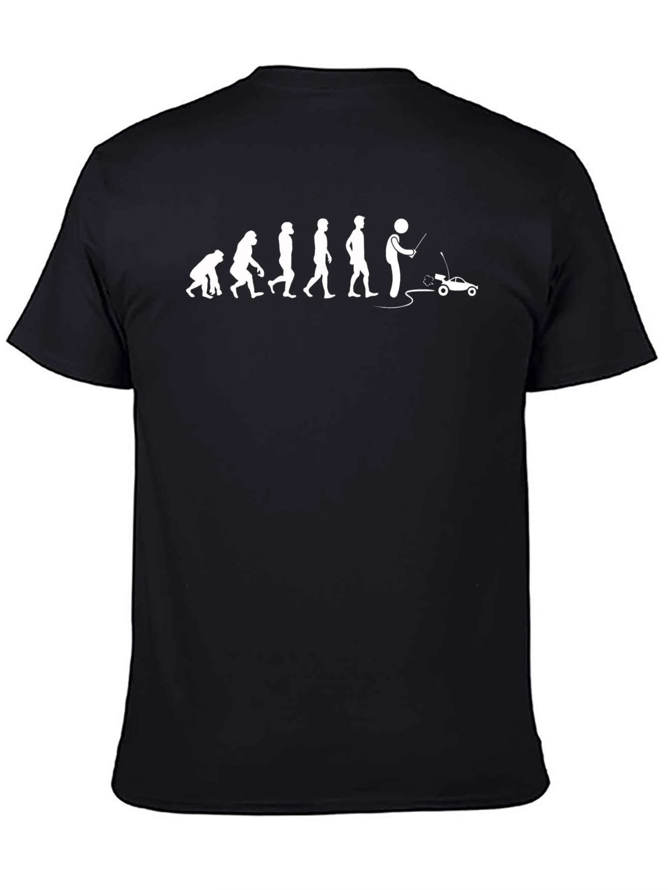 Evolution of RC Car T-Shirt - Black