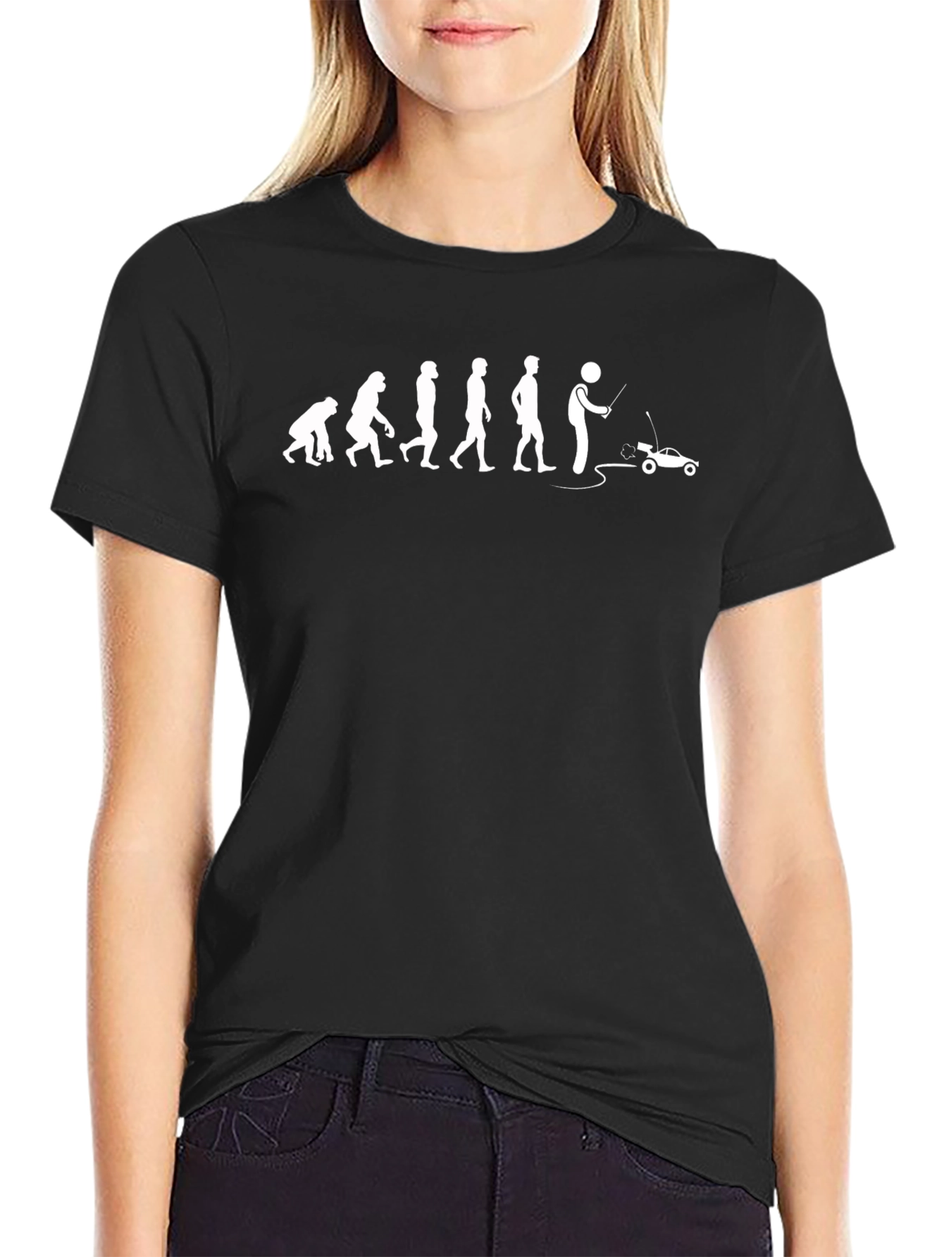 Evolution of RC Car T-Shirt - Black