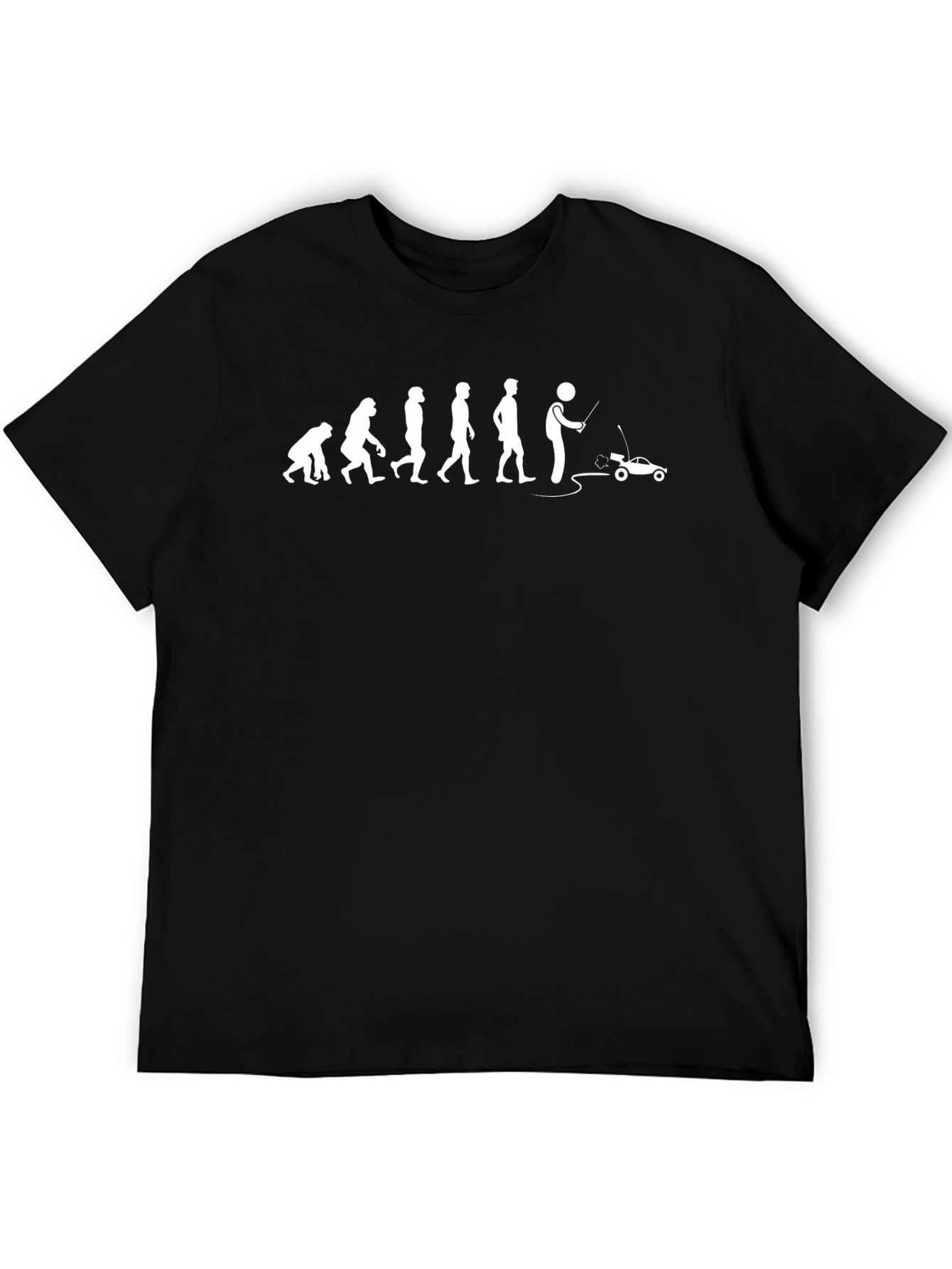 Evolution of RC Car T-Shirt - Black