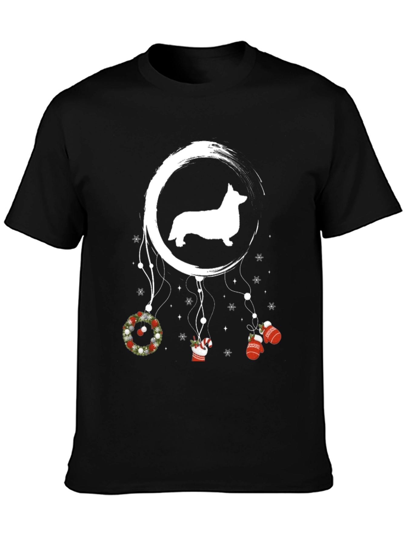Corgi Christmas Dreamcatcher Tee