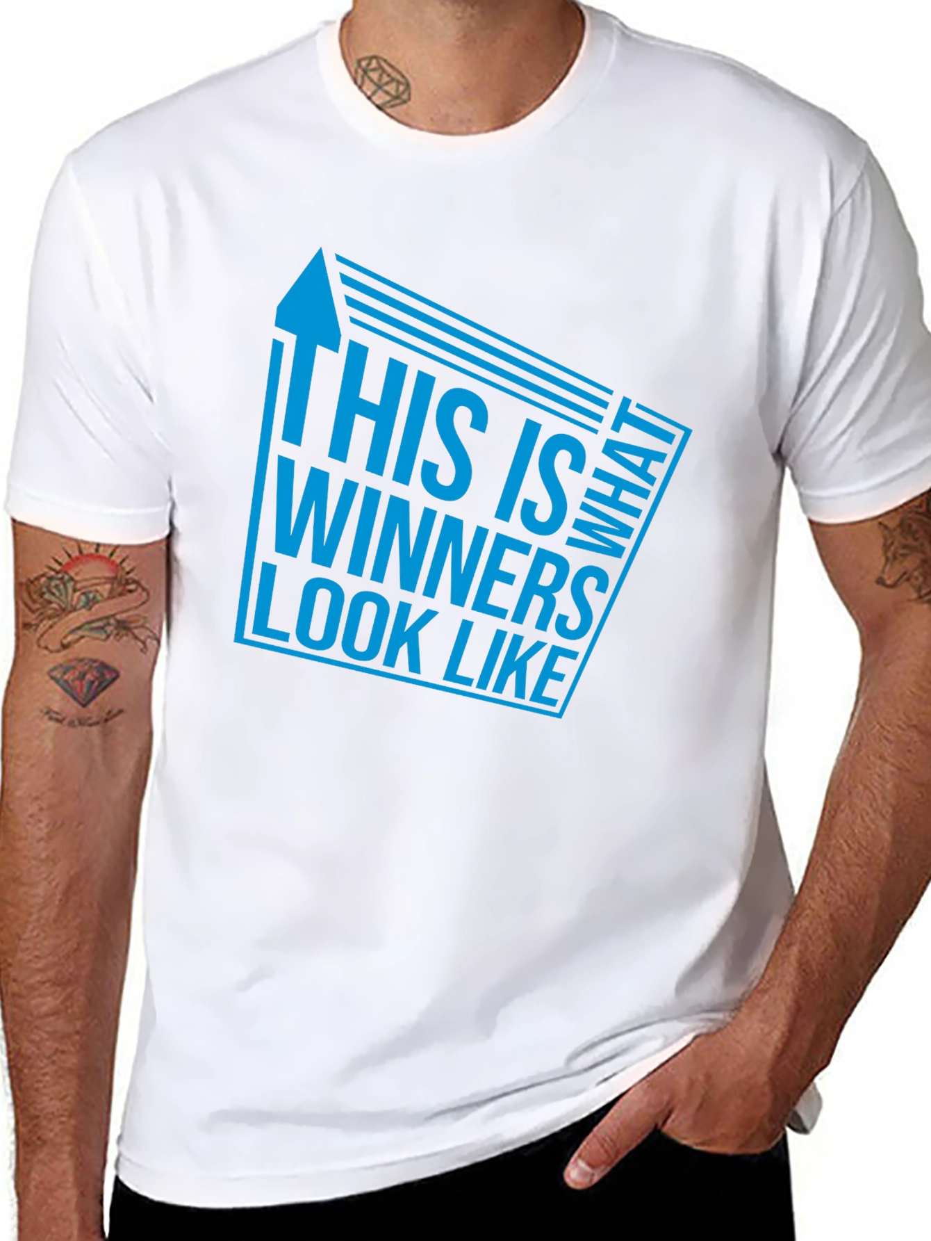 Winners Look Like This Black T-Shirt
