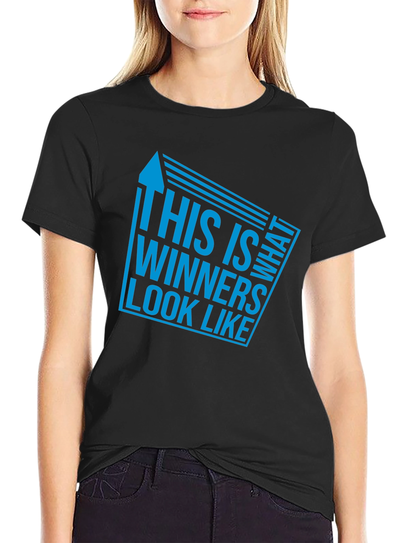 Winners Look Like This Black T-Shirt