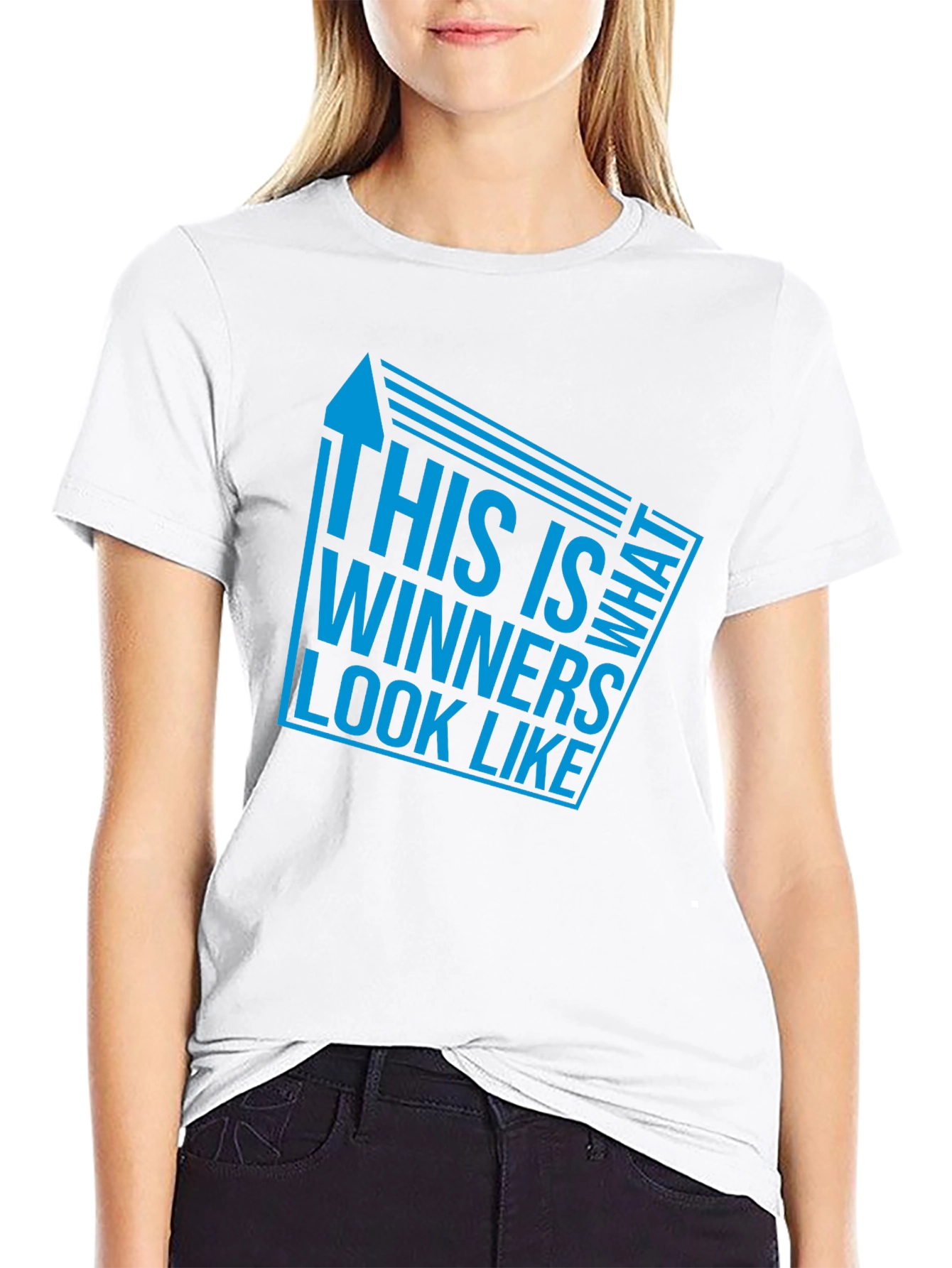 Winners Look Like This Black T-Shirt