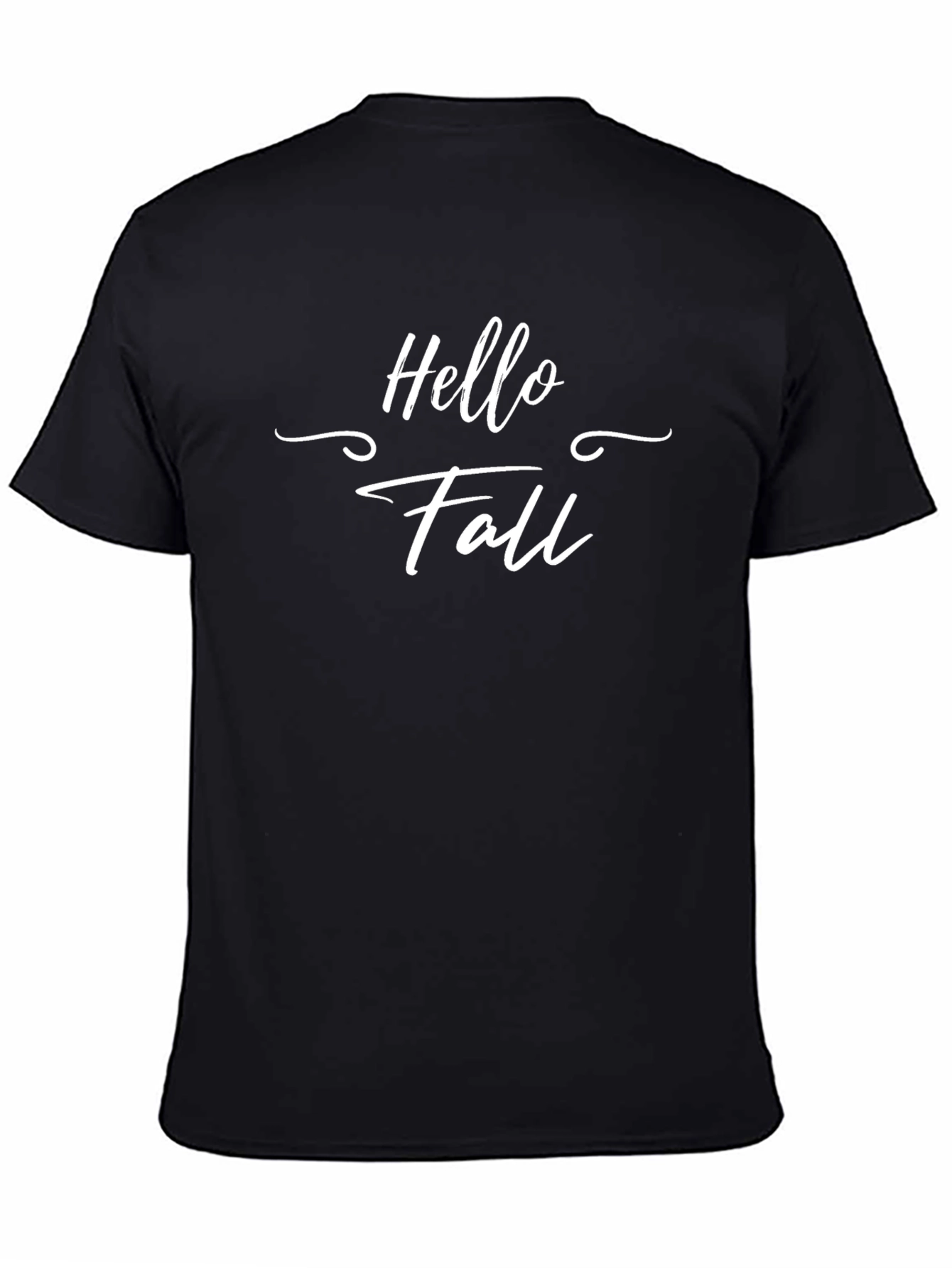 Hello Fall Black T-Shirt