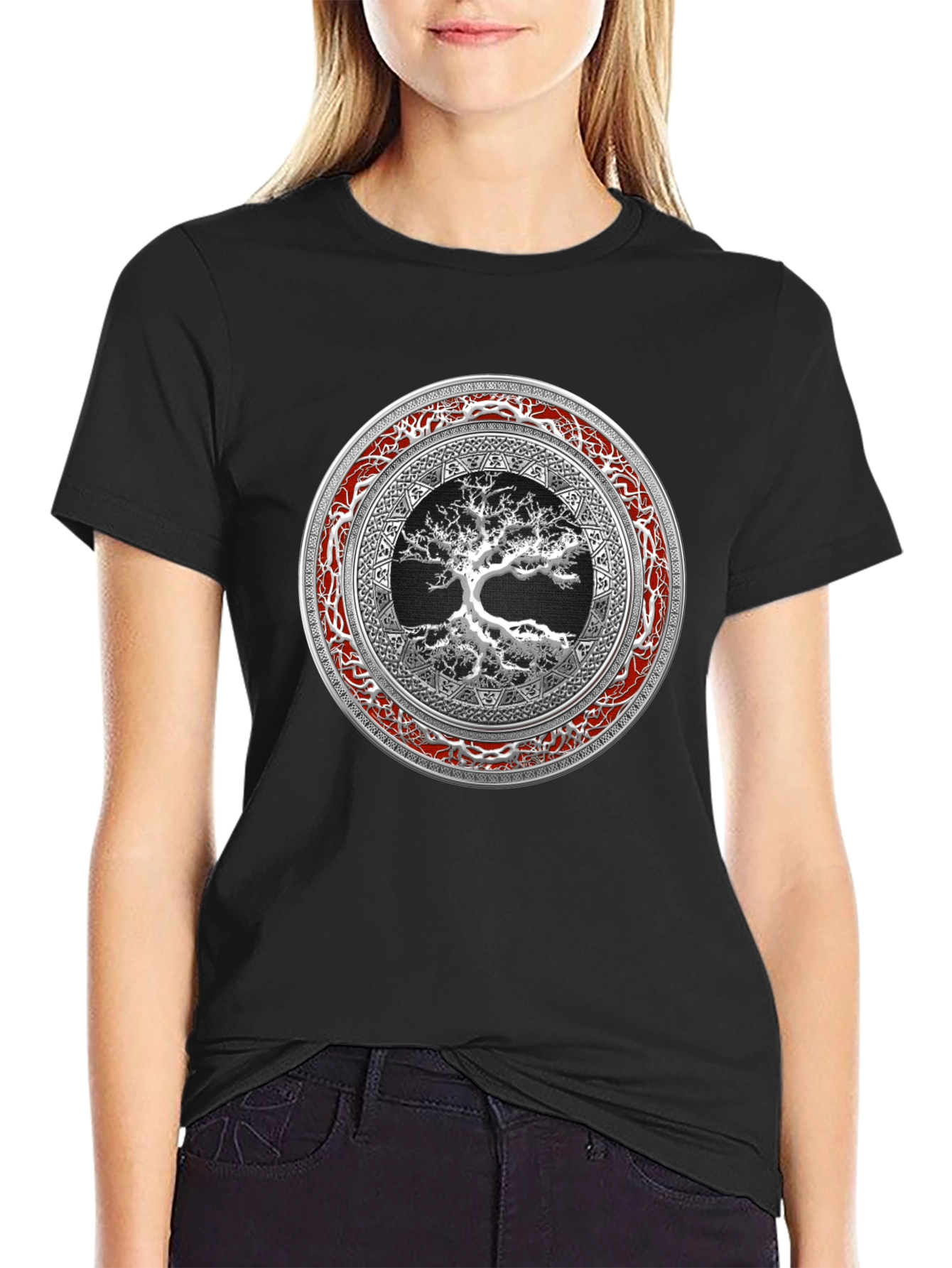 Tree of Life Celtic Knotwork Graphic Tee