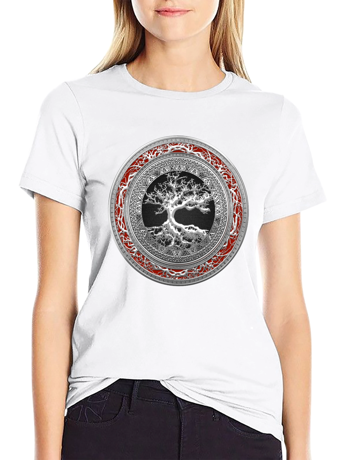 Tree of Life Celtic Knotwork Graphic Tee