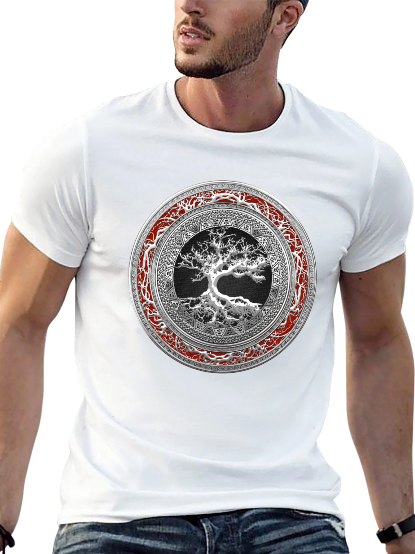 Tree of Life Celtic Knotwork Graphic Tee