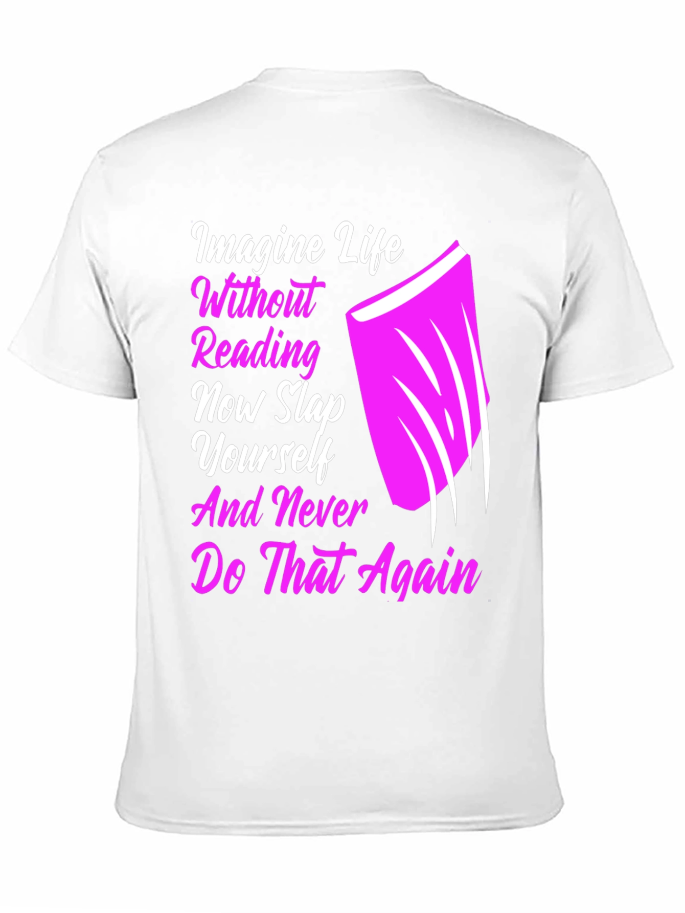 Reading Slap Graphic Tee - Book Lover Shirt