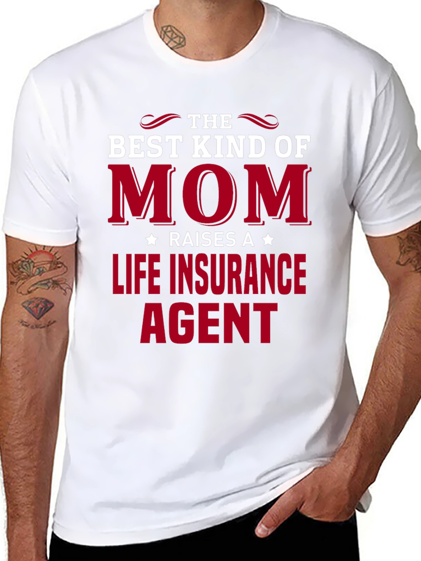 Best Kind of Mom Life Insurance Agent T-Shirt