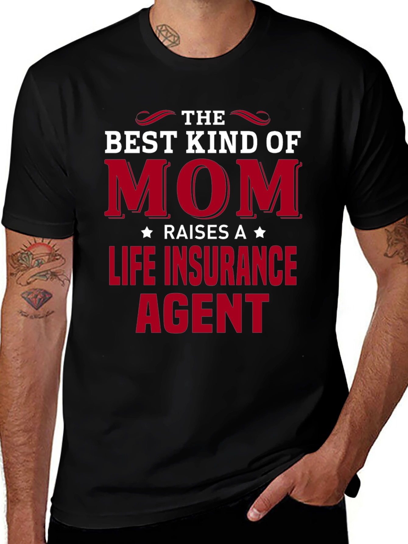 Best Kind of Mom Life Insurance Agent T-Shirt