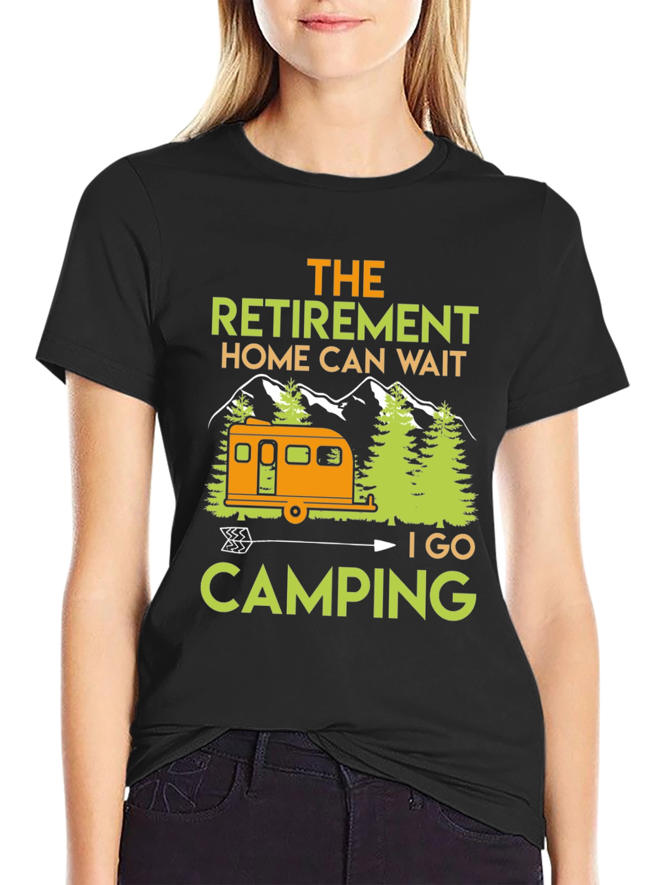 Camping Retirement T-Shirt: Home Can Wait