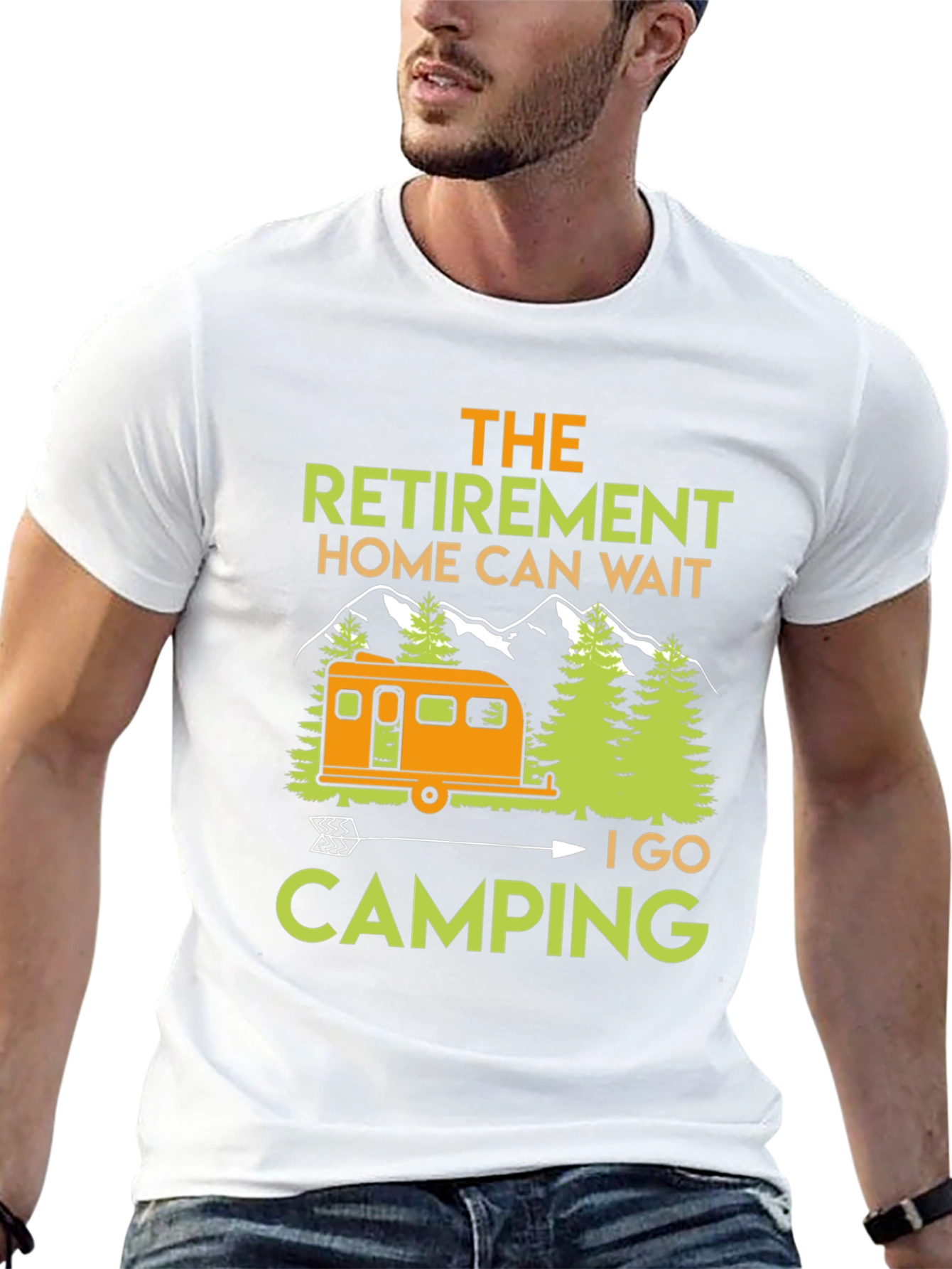 Camping Retirement T-Shirt: Home Can Wait