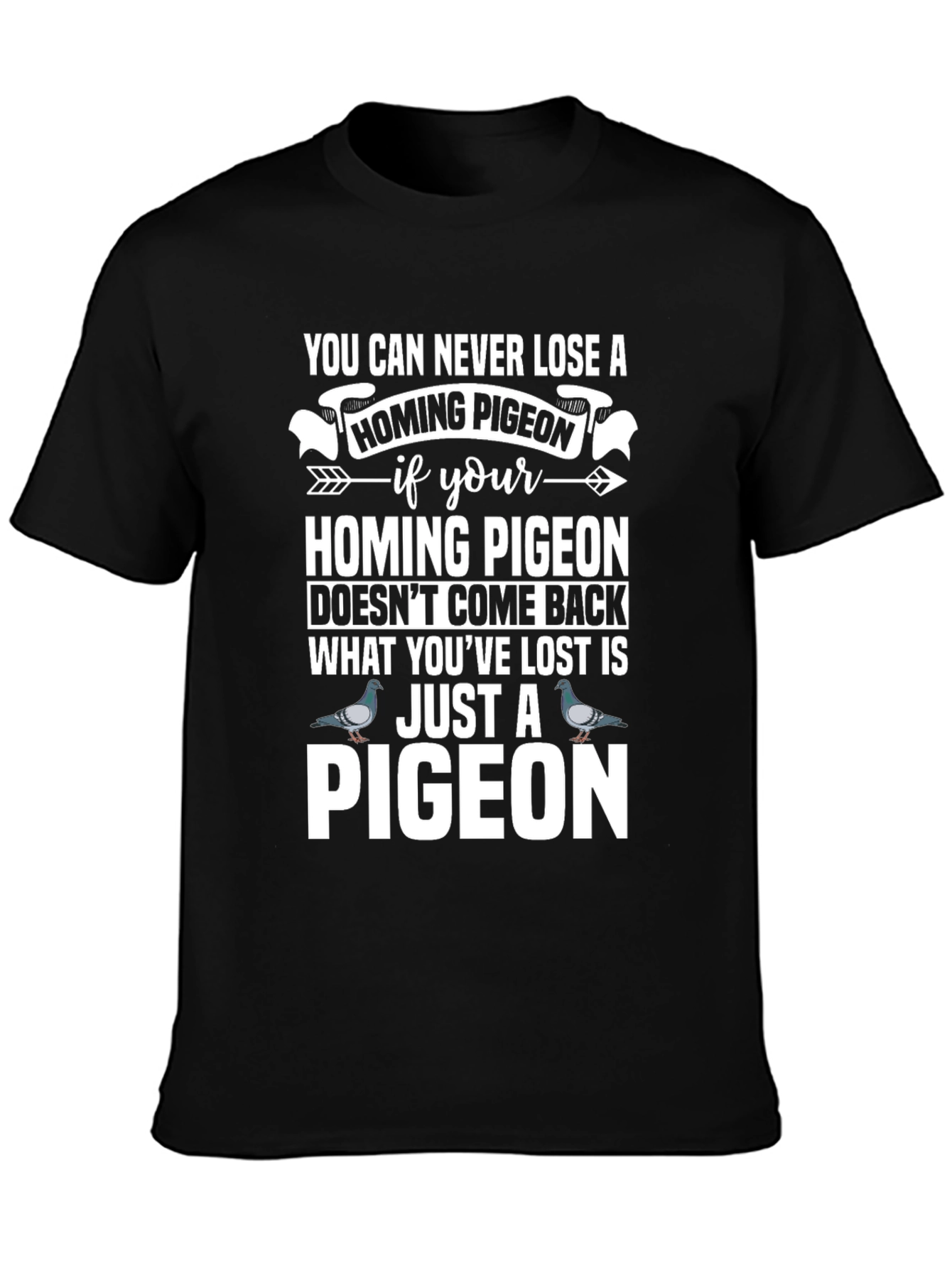 Homing Pigeon Graphic Tee - Never Lose!