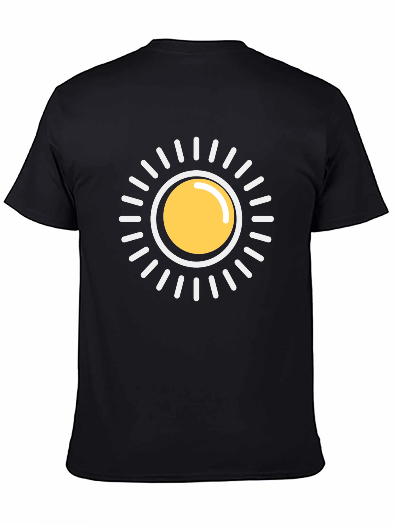 Radiant Sun Graphic Black T-Shirt