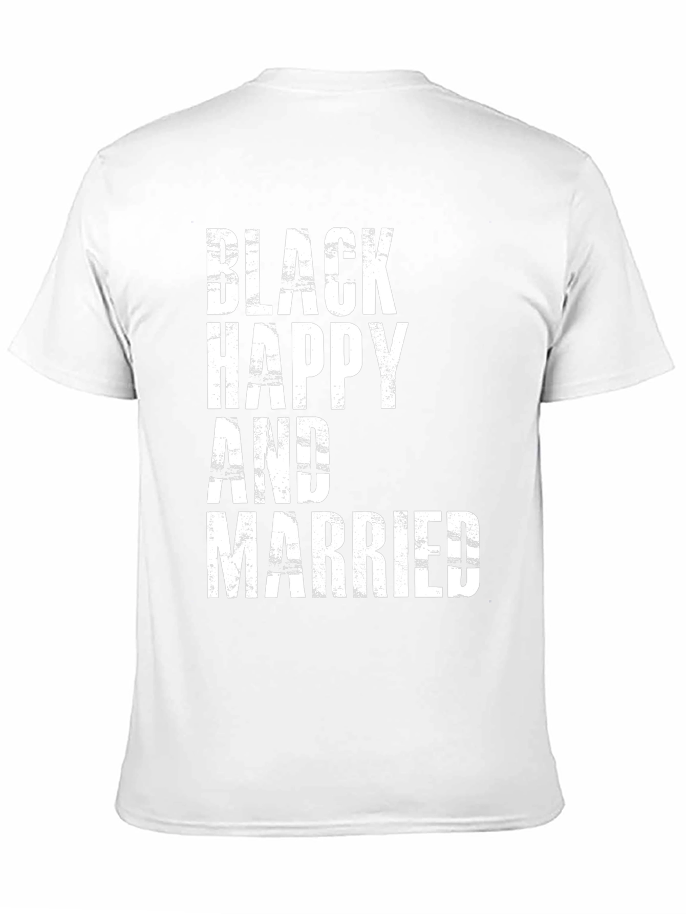 Black Happy & Married Graphic Tee