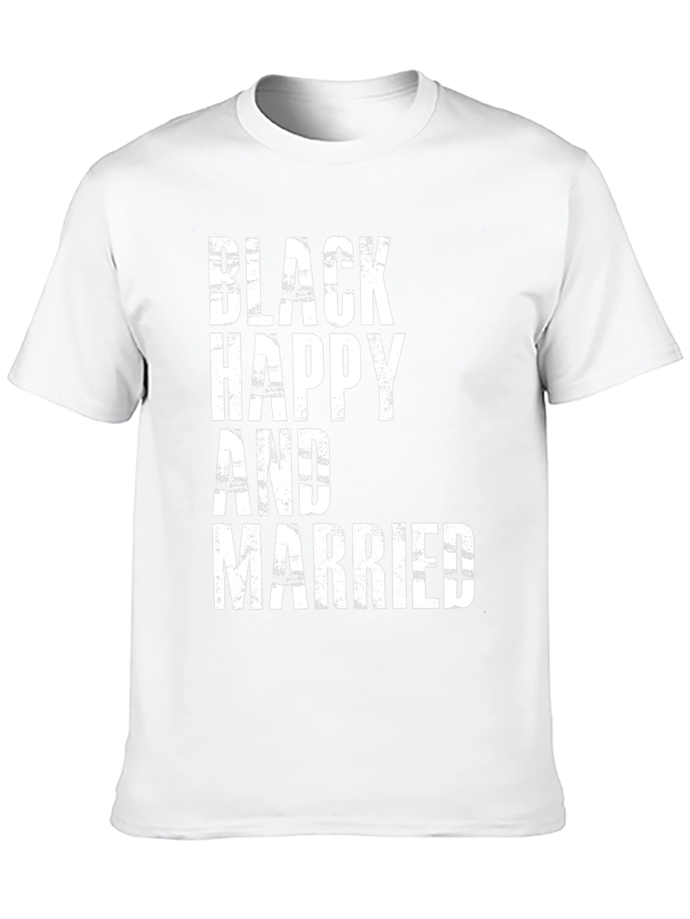 Black Happy & Married Graphic Tee