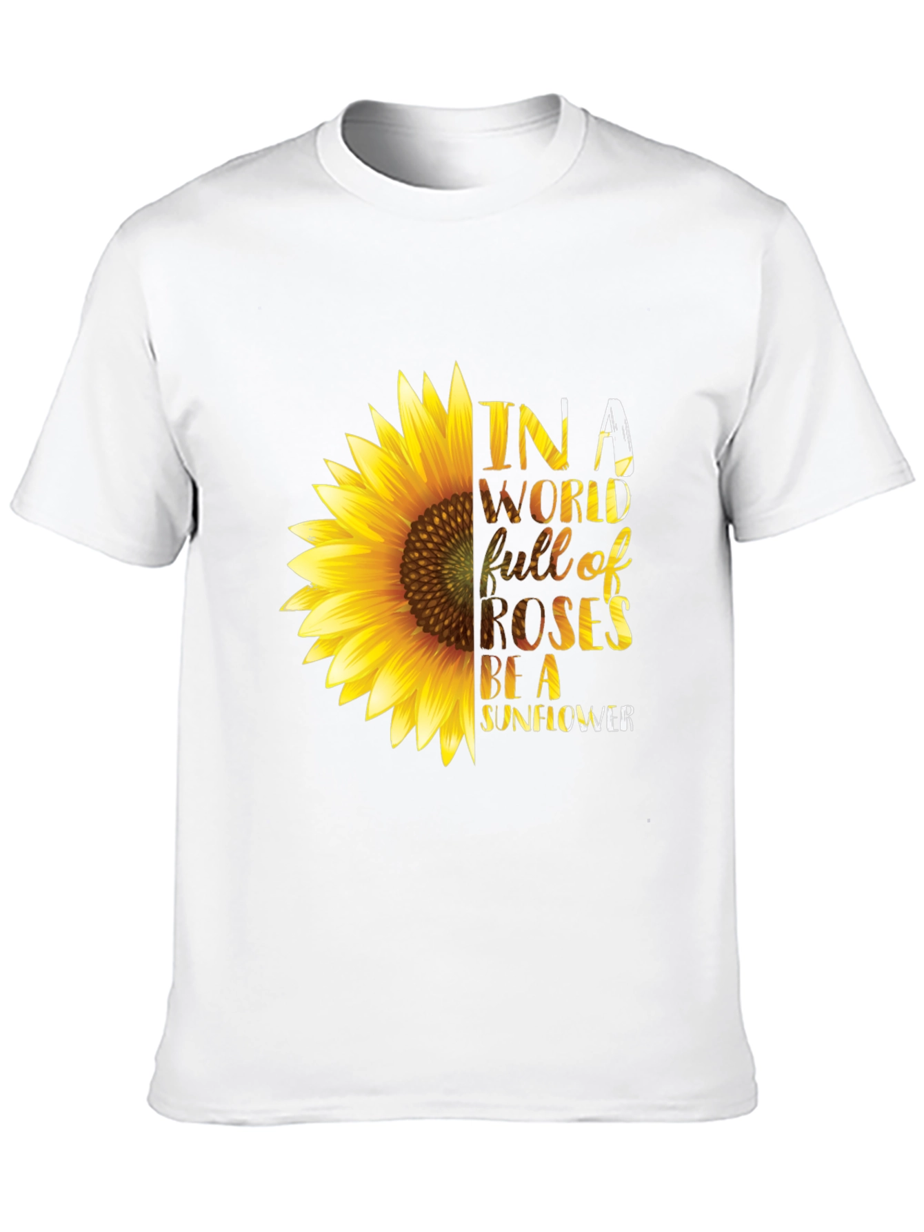 Sunflower Graphic T-Shirt - Be a Sunflower Tee