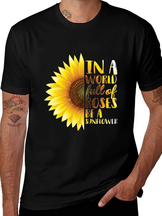 Sunflower Graphic T-Shirt - Be a Sunflower Tee