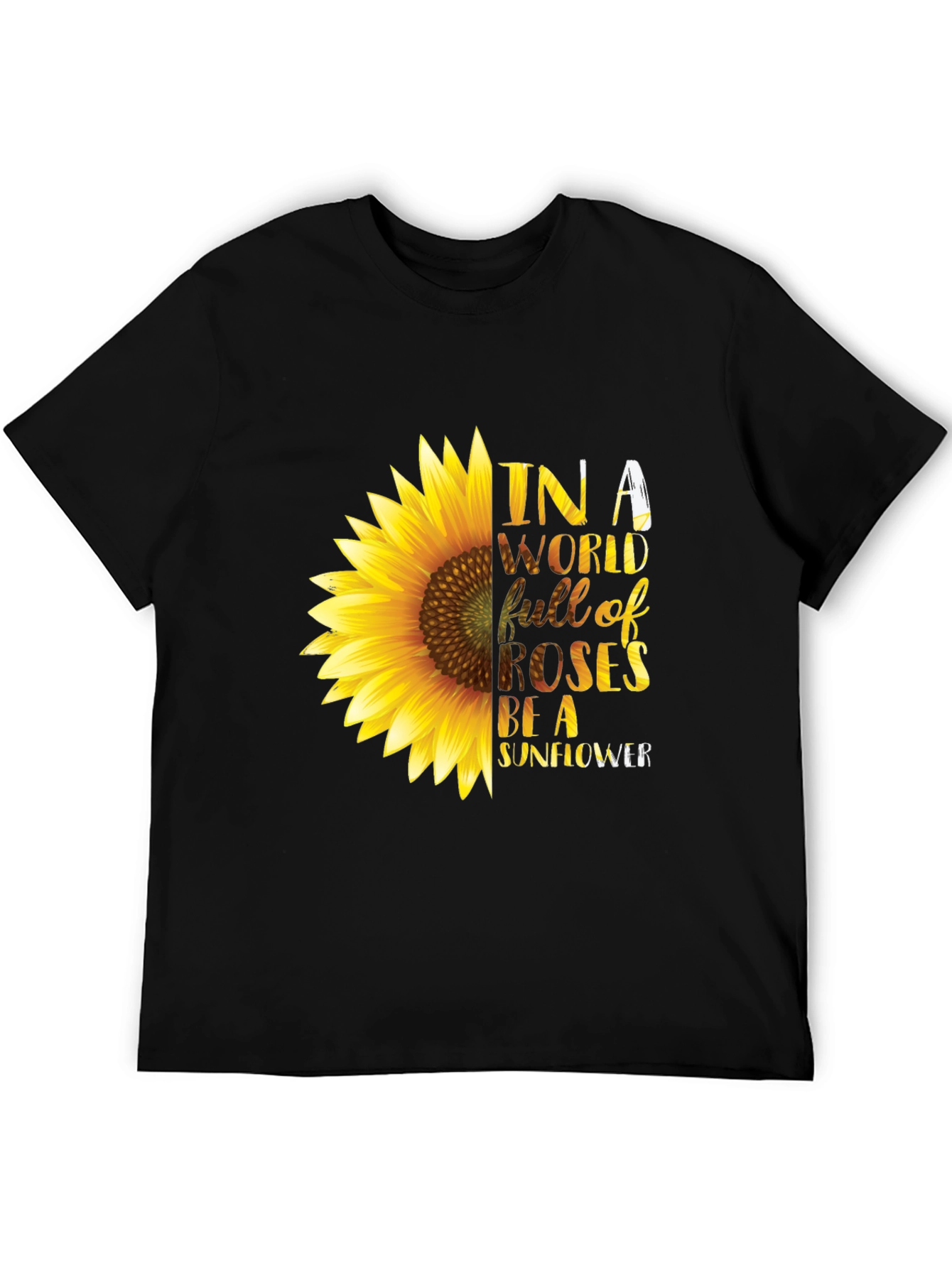 Sunflower Graphic T-Shirt - Be a Sunflower Tee