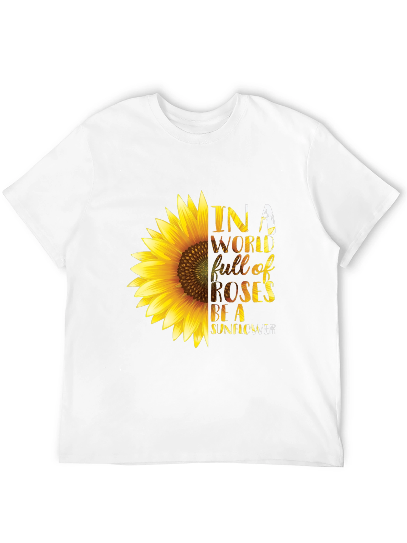 Sunflower Graphic T-Shirt - Be a Sunflower Tee