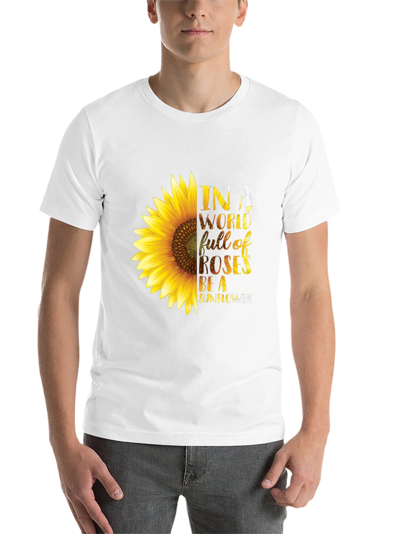 Sunflower Graphic T-Shirt - Be a Sunflower Tee