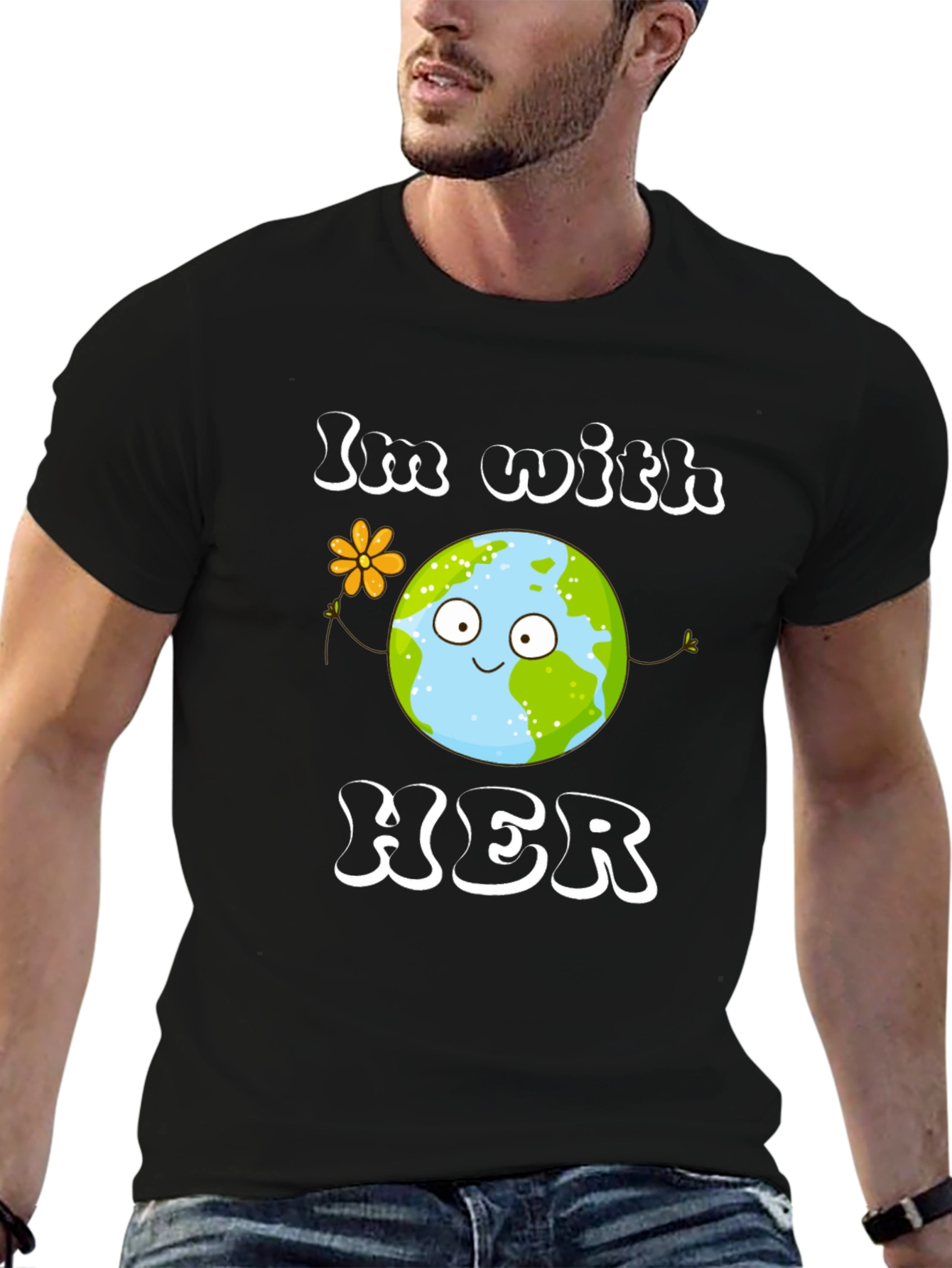 Earth Day T-Shirt - Im With Her