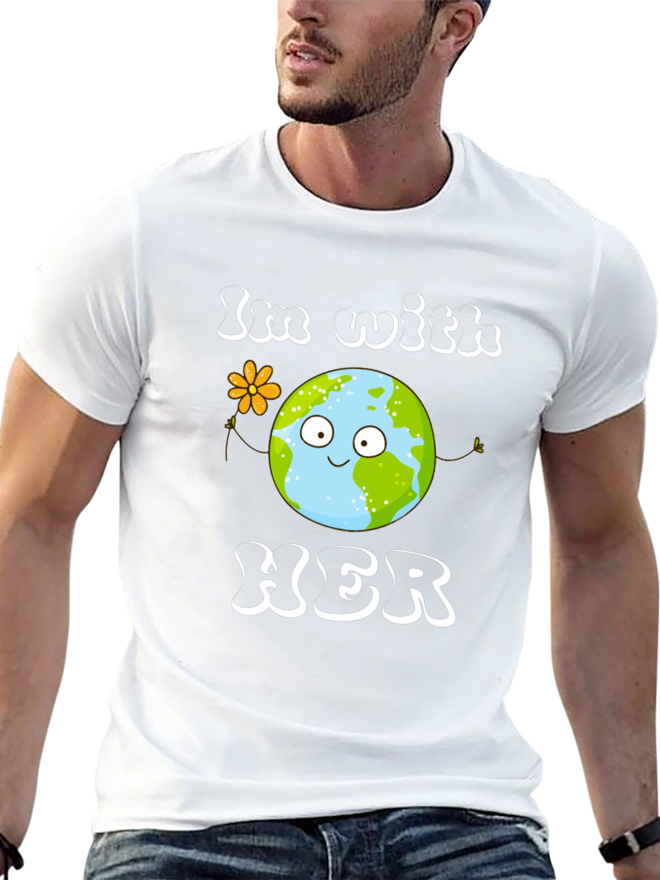 Earth Day T-Shirt - Im With Her