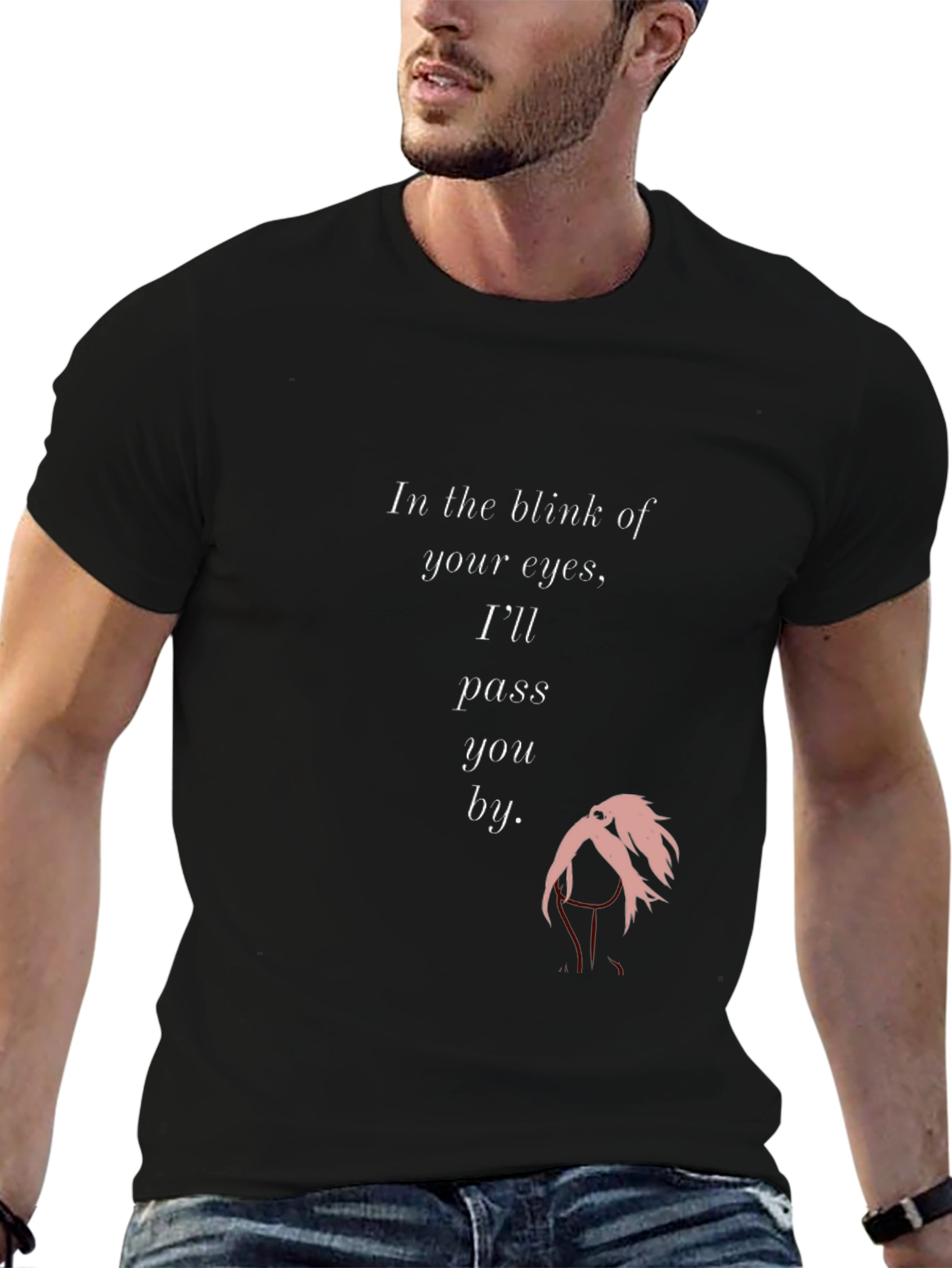 Stylish Blink of an Eye Graphic Tee