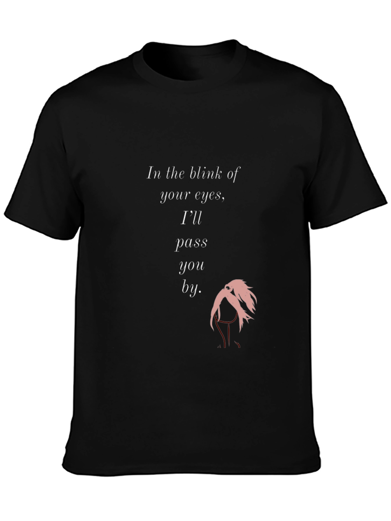 Stylish Blink of an Eye Graphic Tee