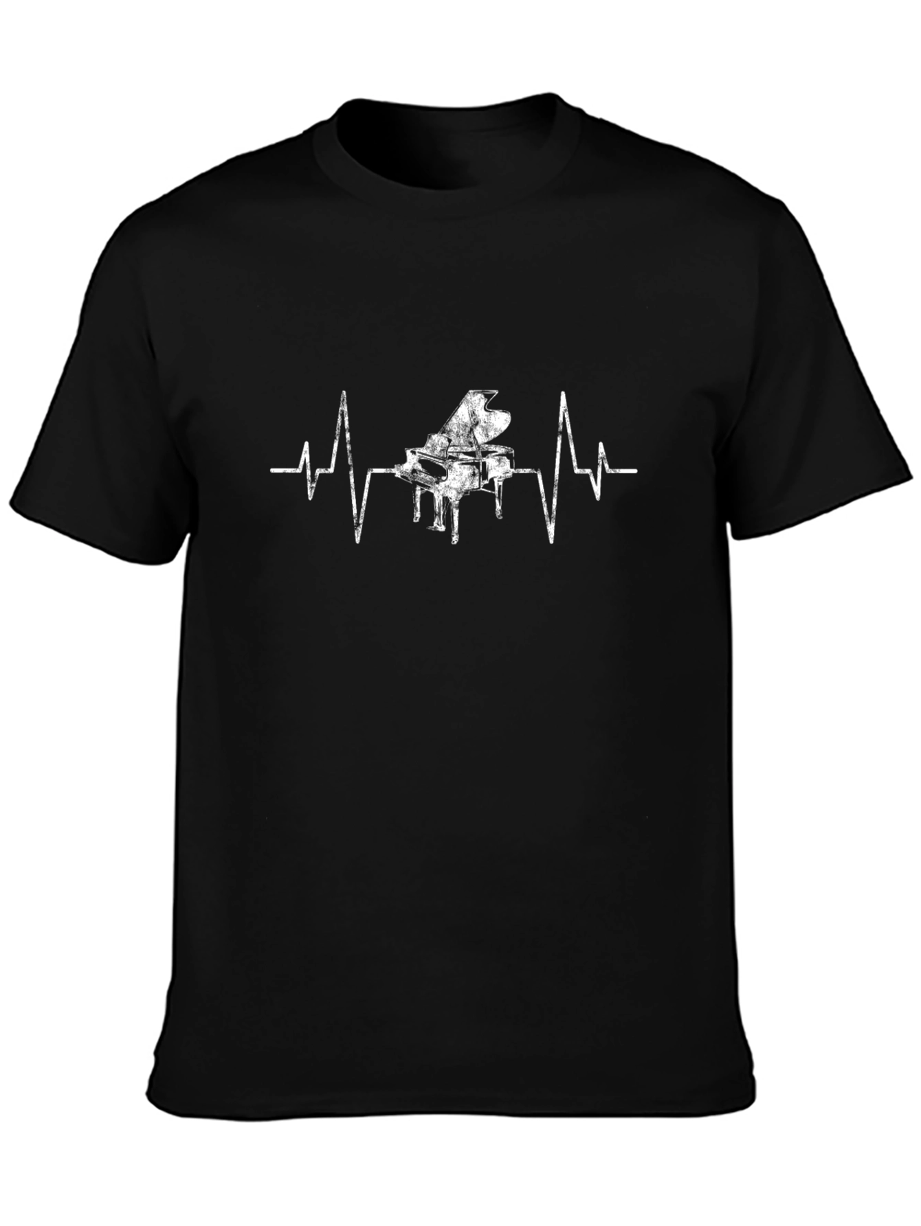 Piano Heartbeat T-Shirt - Musicians Style!
