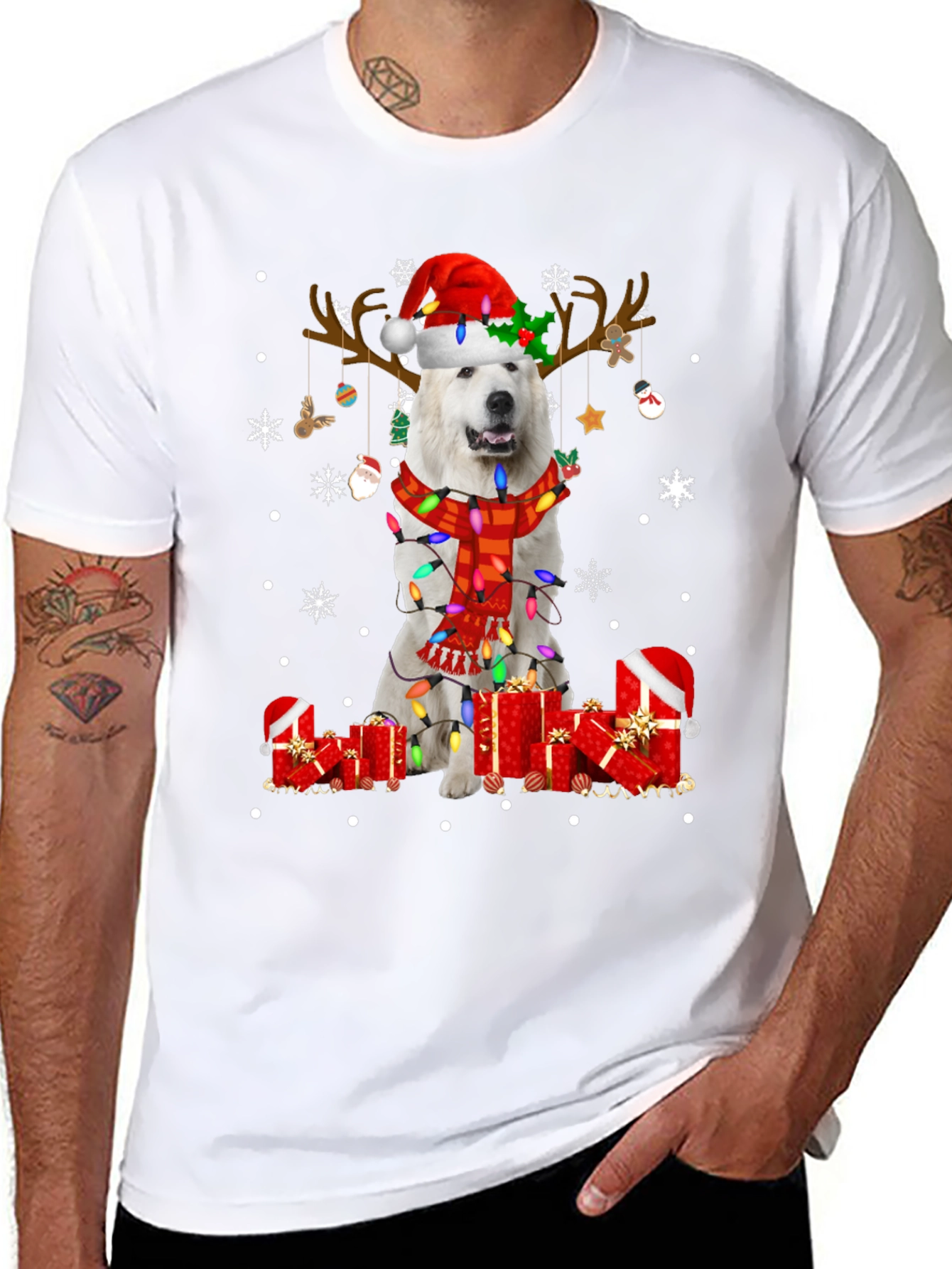 Christmas Dog Graphic Tee