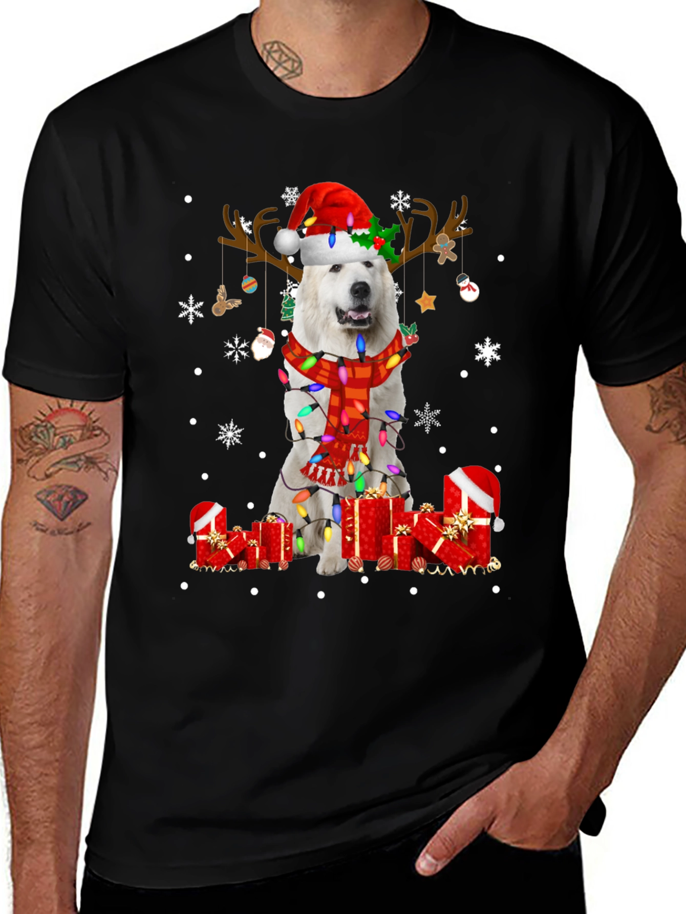Christmas Dog Graphic Tee