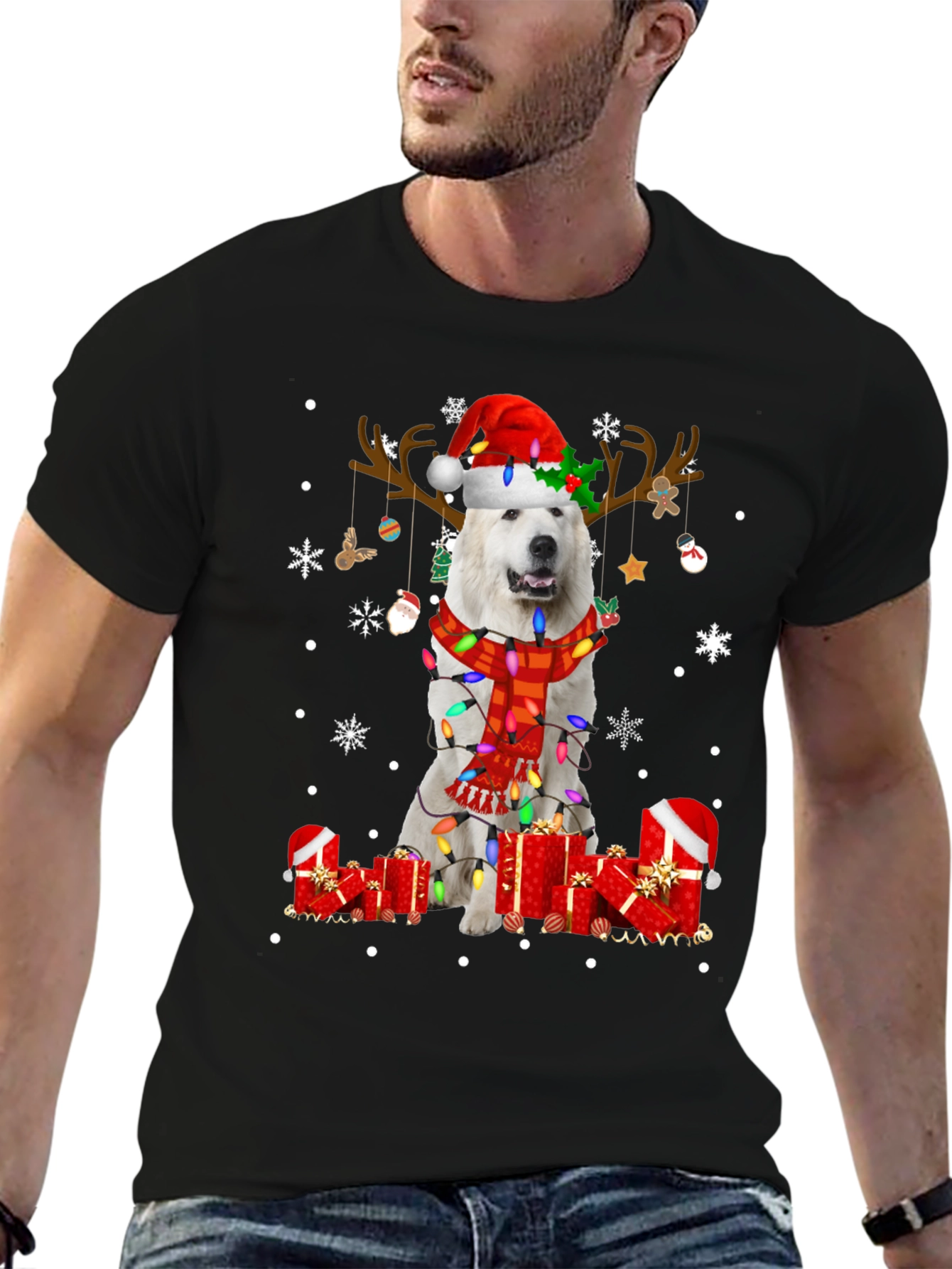 Christmas Dog Graphic Tee