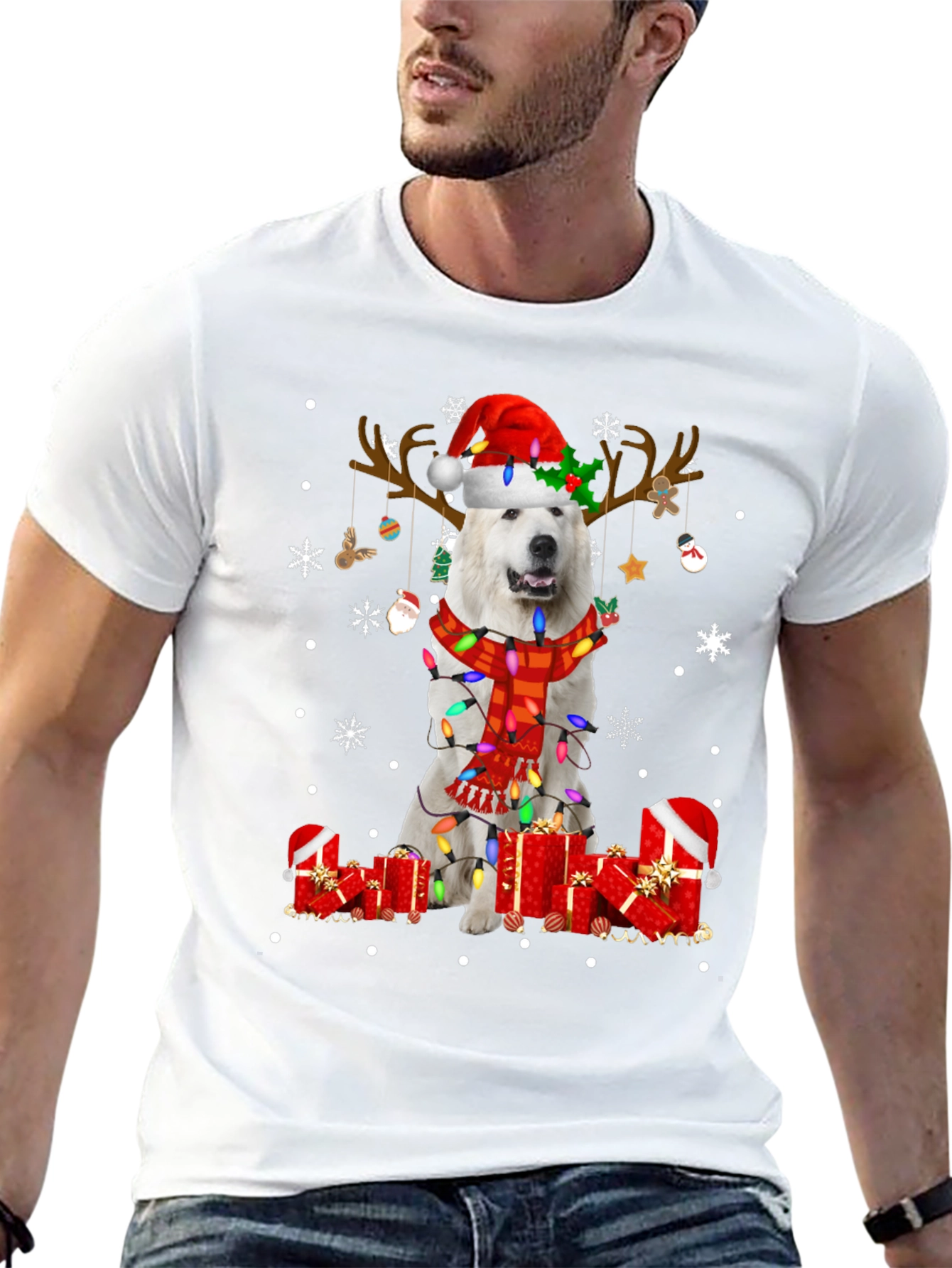 Christmas Dog Graphic Tee