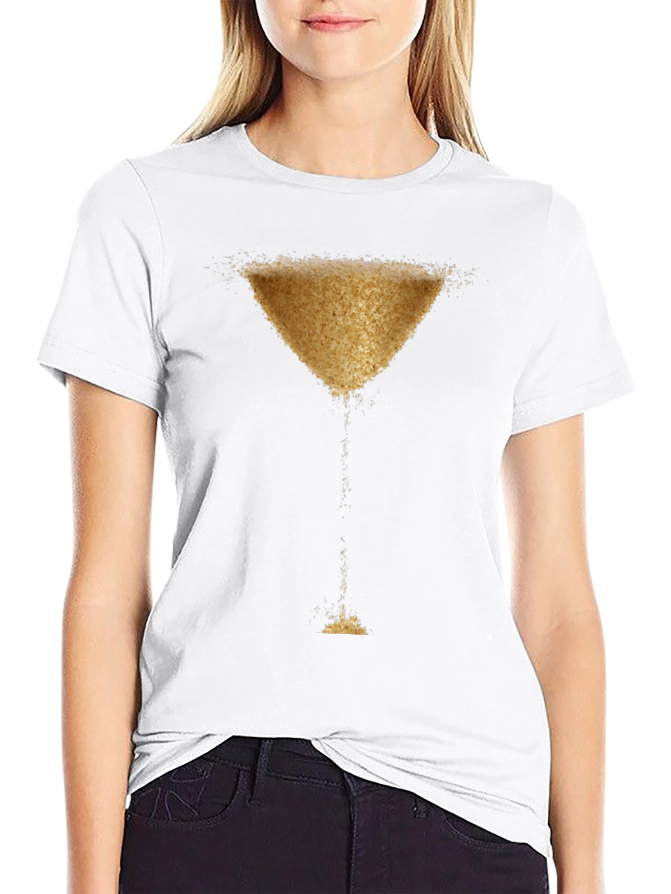 Martini Glass T-Shirt - Novelty Graphic Tee