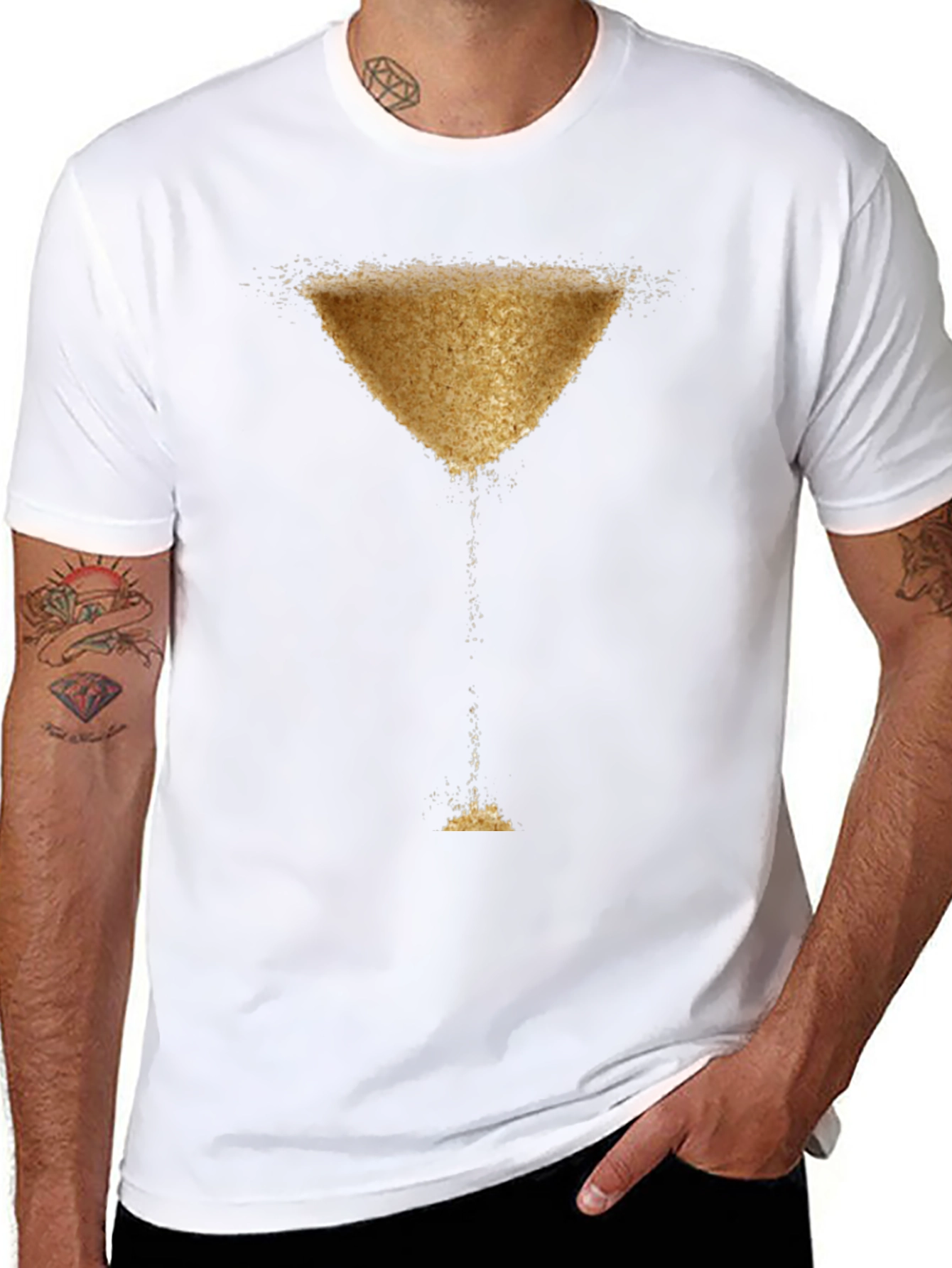 Martini Glass T-Shirt - Novelty Graphic Tee