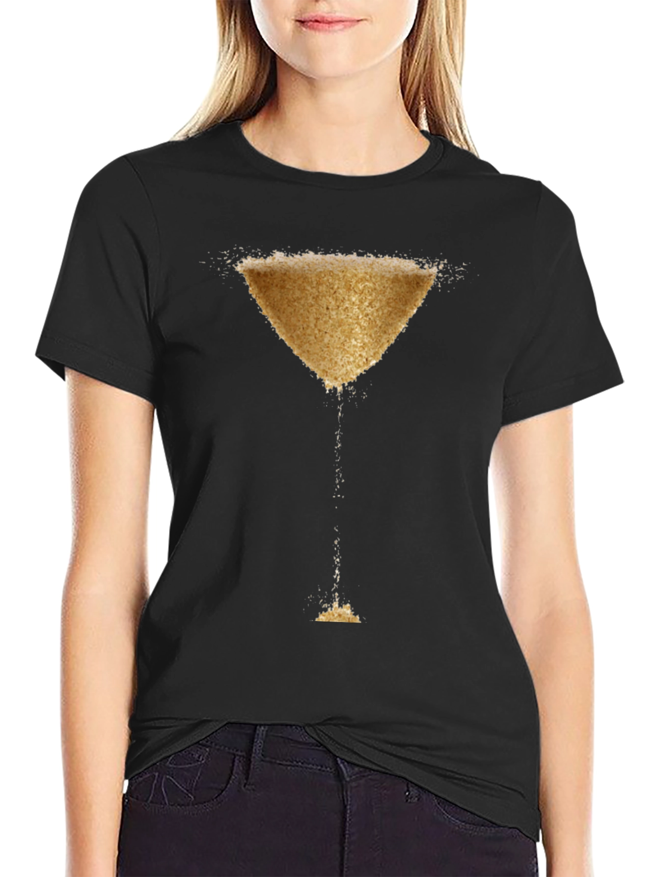 Martini Glass T-Shirt - Novelty Graphic Tee