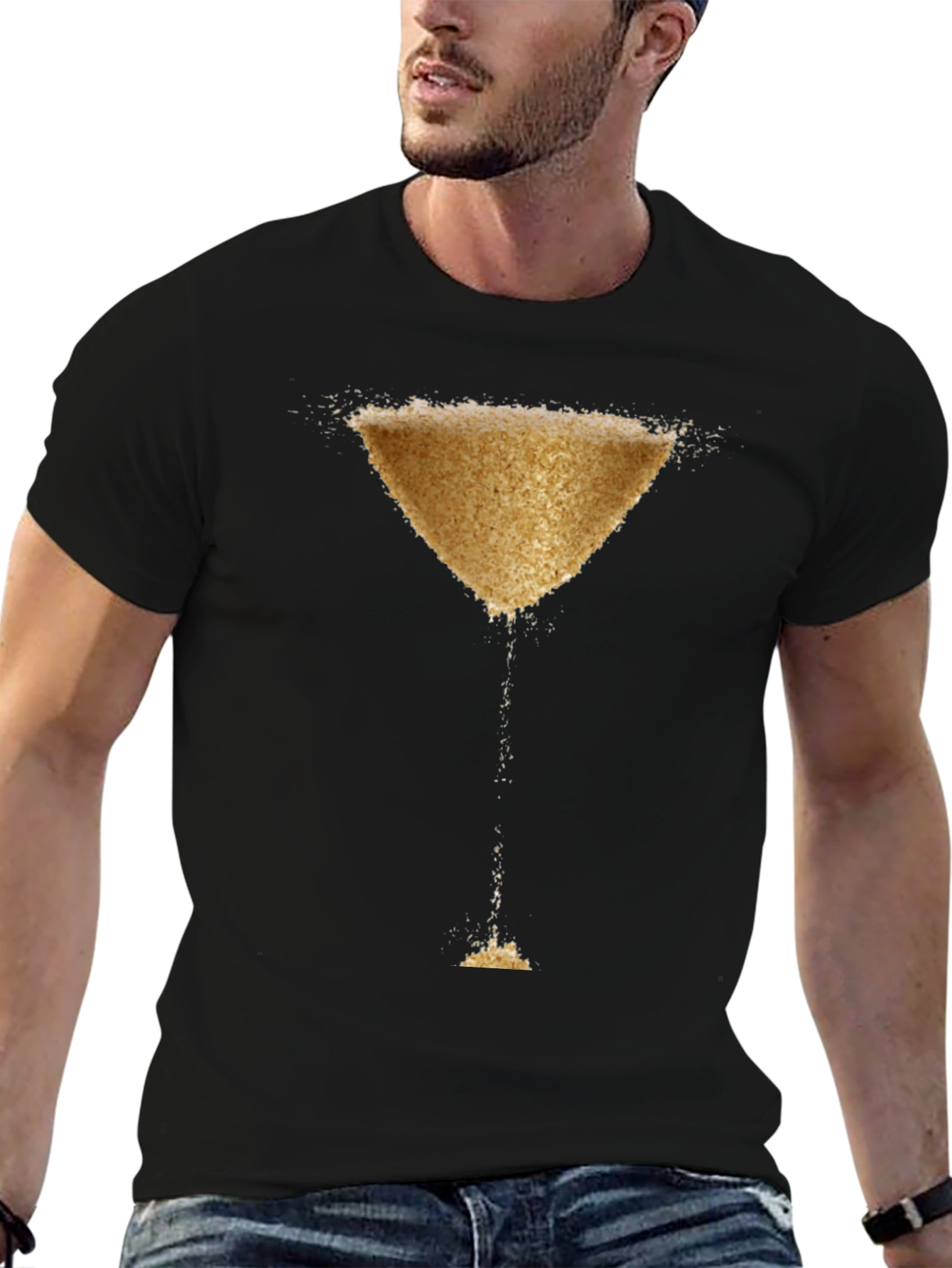 Martini Glass T-Shirt - Novelty Graphic Tee